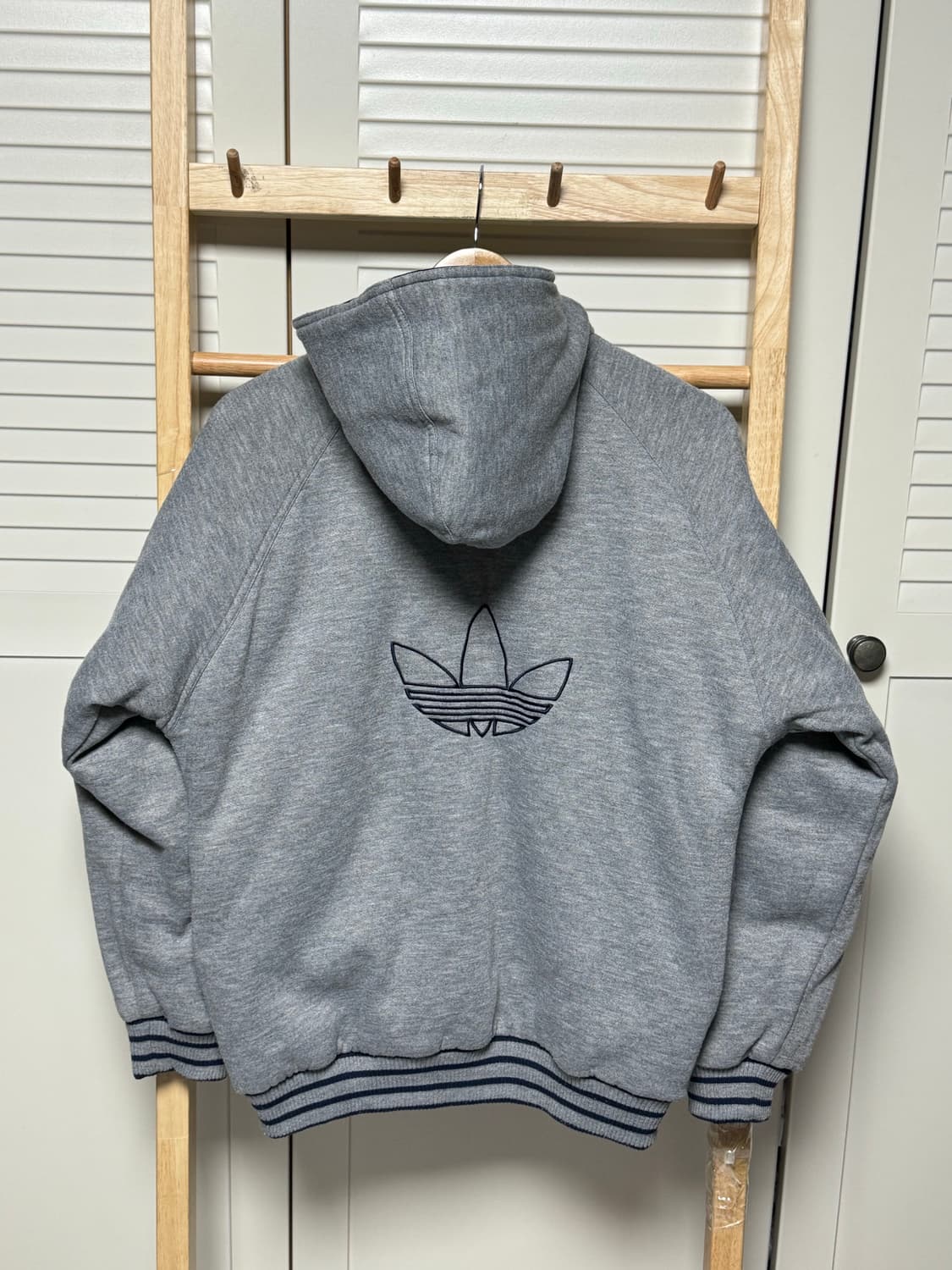 아디다스 삼선 양면 리버시블 90s 바람막이 후드 올드스쿨 자켓 상품이미지7