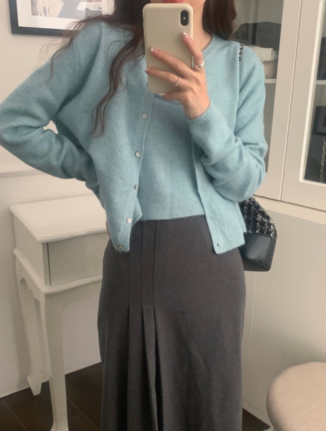 (새상품)나시 가디건 세트 상품이미지2