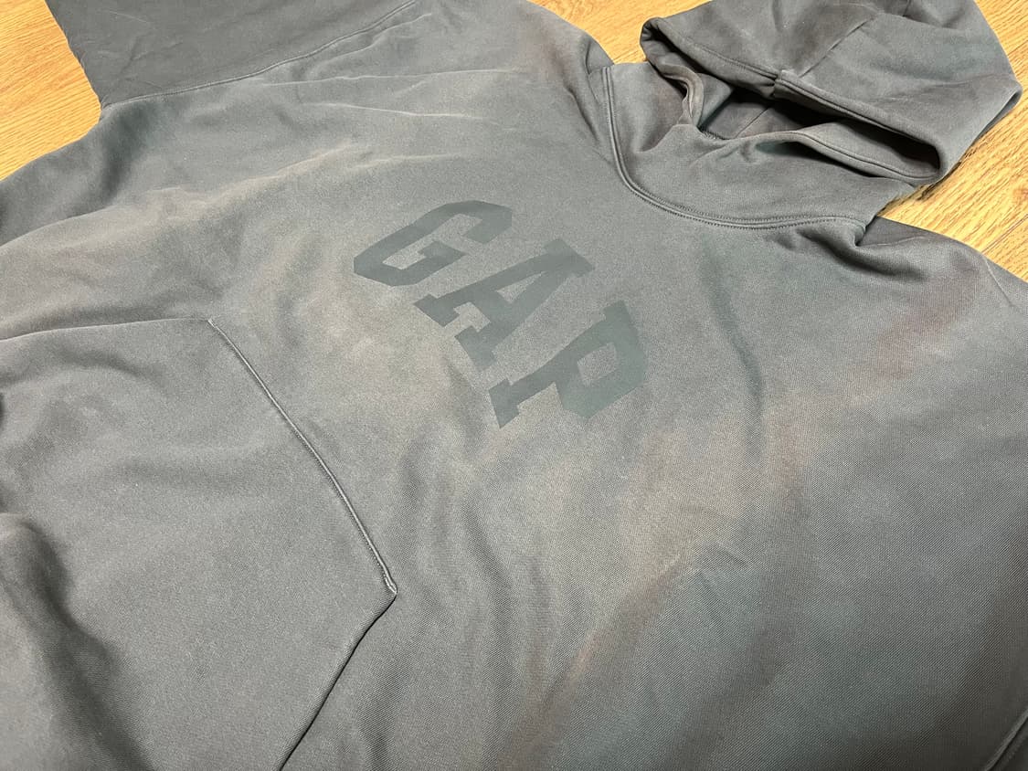 [XL] 이지 갭 발렌시아가 도브 후디 블랙 상품이미지5