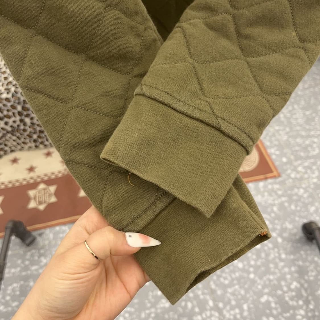 폴로 랄프로렌 스트릿 펑크 스카쟌 퀄팅 집업 자켓 L C09380 상품이미지7