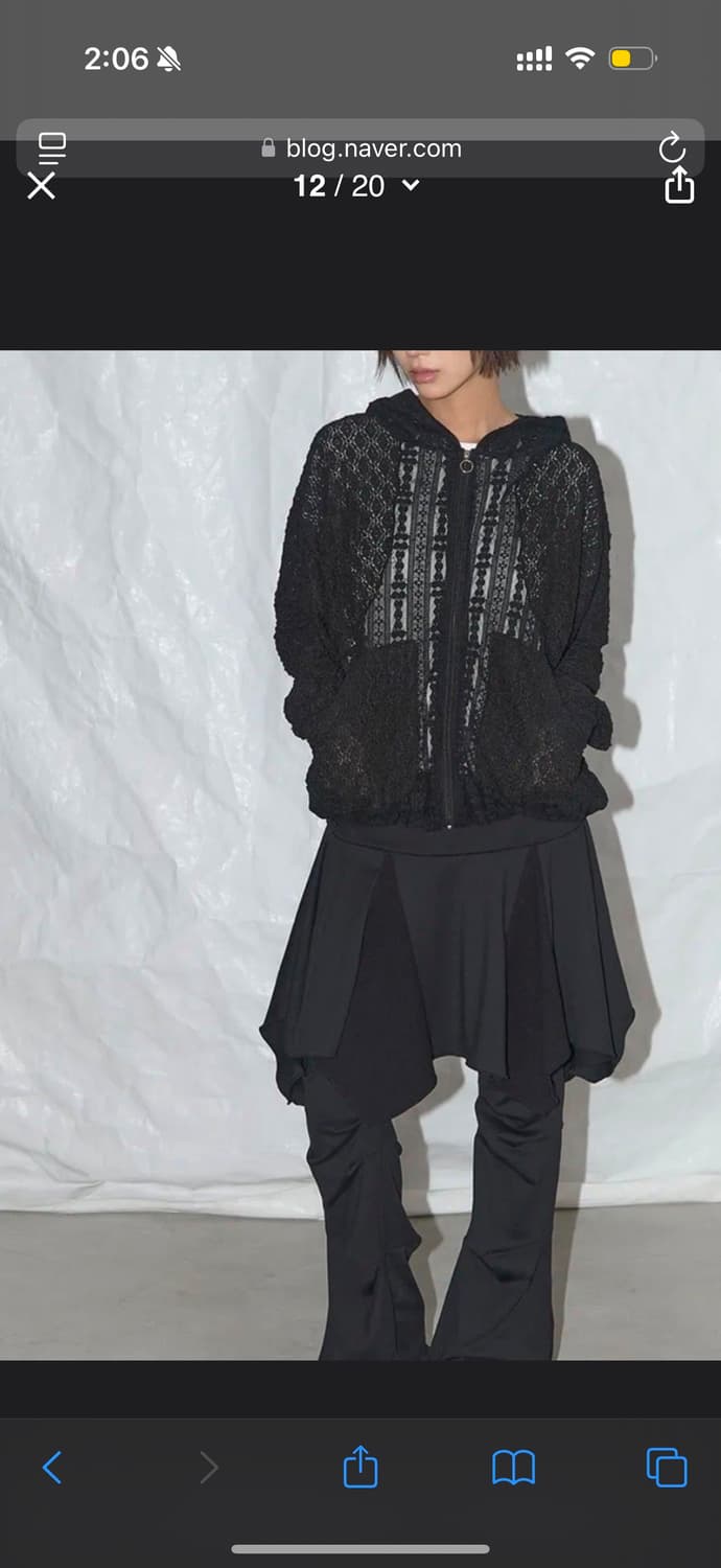 팬시클럽 언발란스 레이어드스커트 블랙 상품이미지1