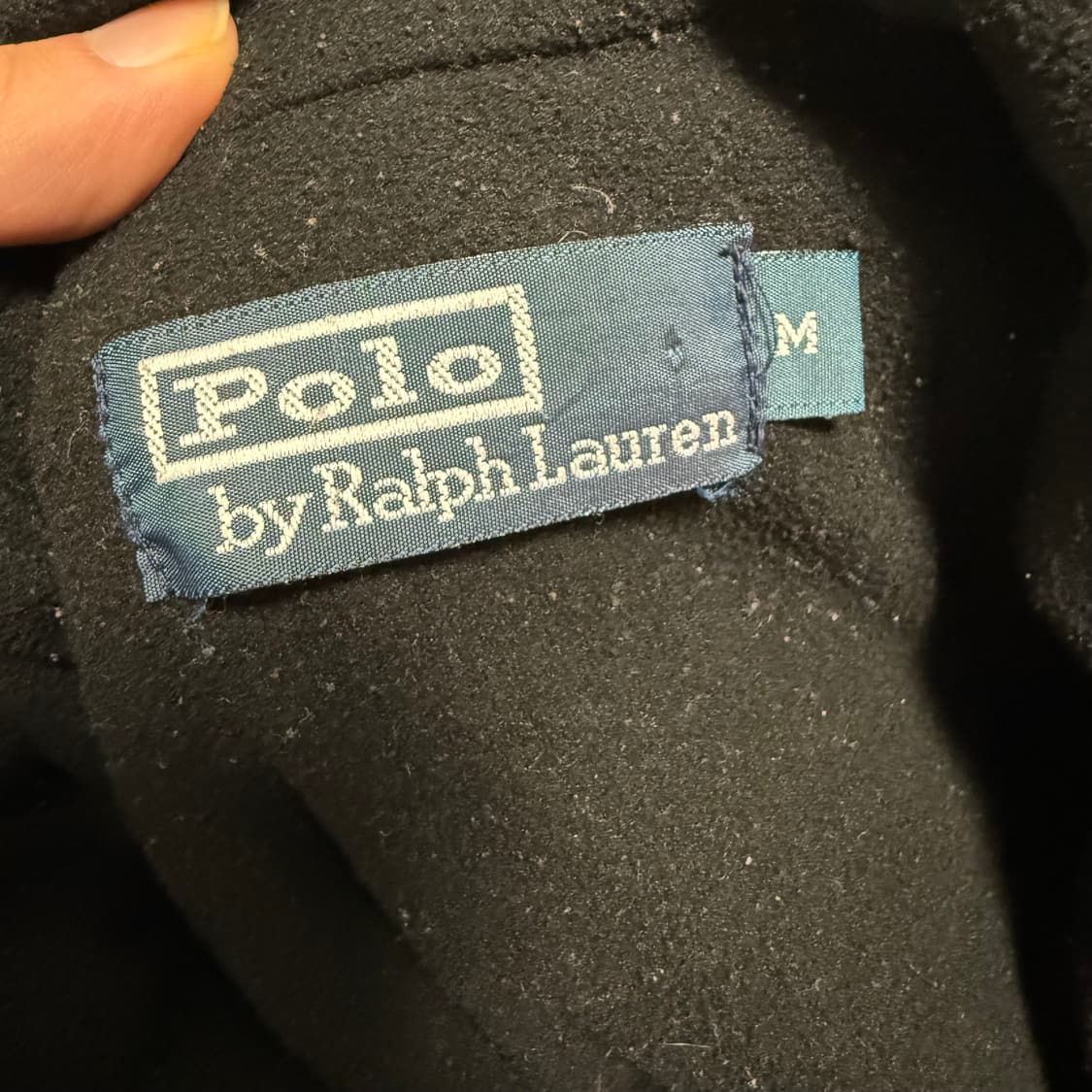 폴로 빅포니 퀄팅 자켓 블랙 M 상품이미지4