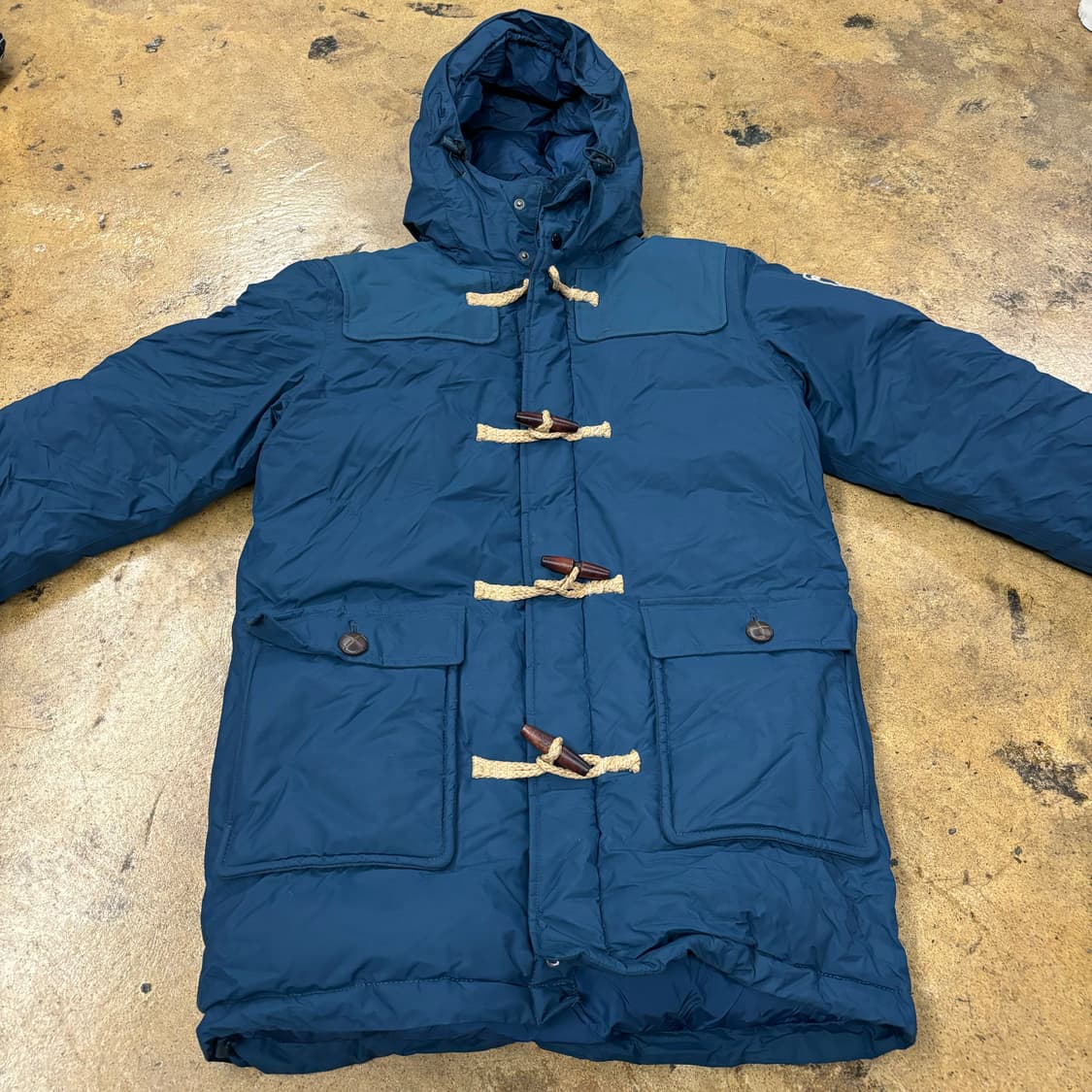 노스페이스 블루 더플 떡볶이 코트 st 후드 롱패딩 상품이미지3