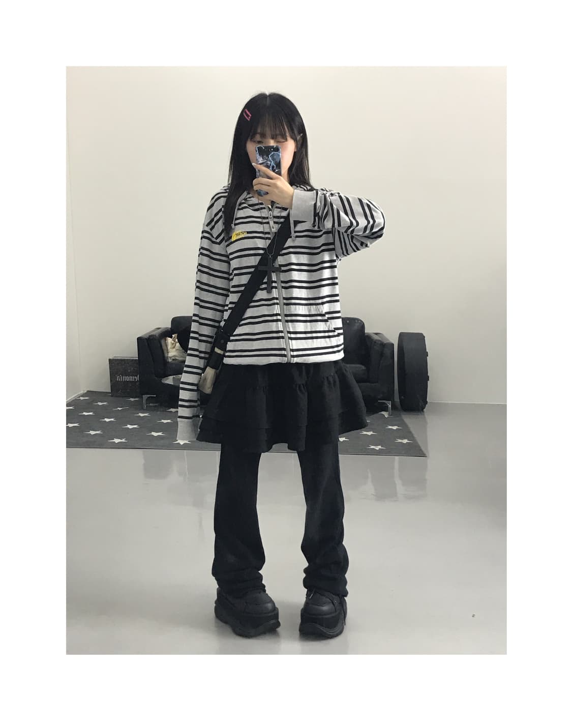 The North Face Striped Zip Up Hoodies 상품이미지1