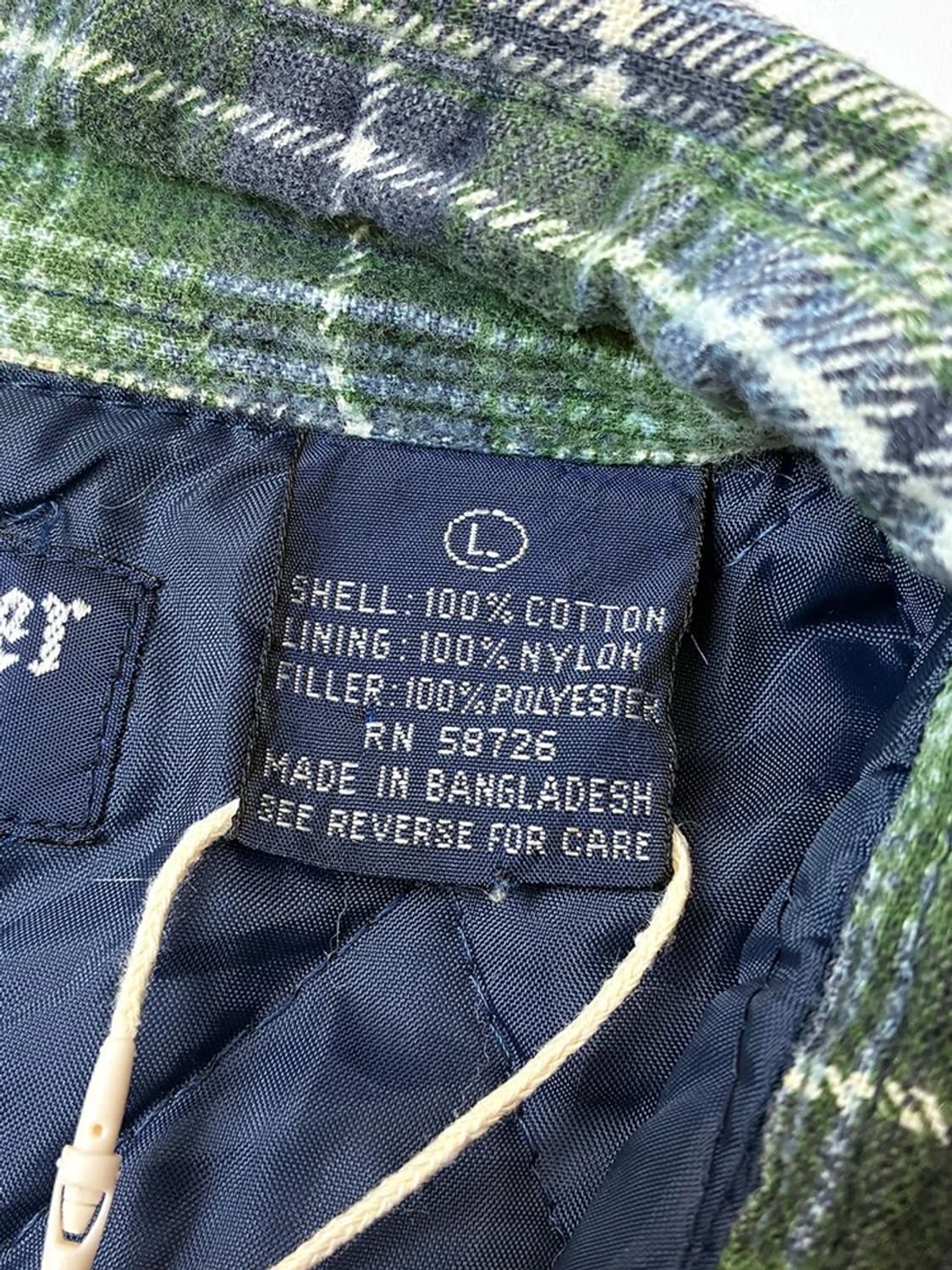 Andover Trail 90s USA 퀄팅 플란넬 셔츠자켓 PN5244 상품이미지7