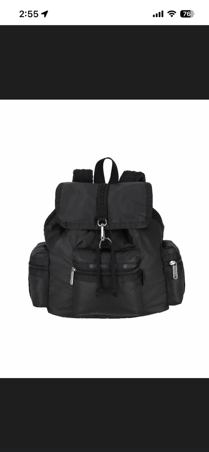 글로니 레스포색 블랙 보이저 미니 백팩 상품이미지1