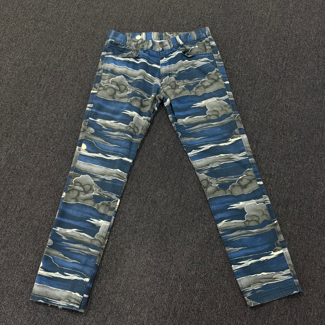 겐조 흑구름 오리엔탈 프린팅 팬츠 상품이미지1