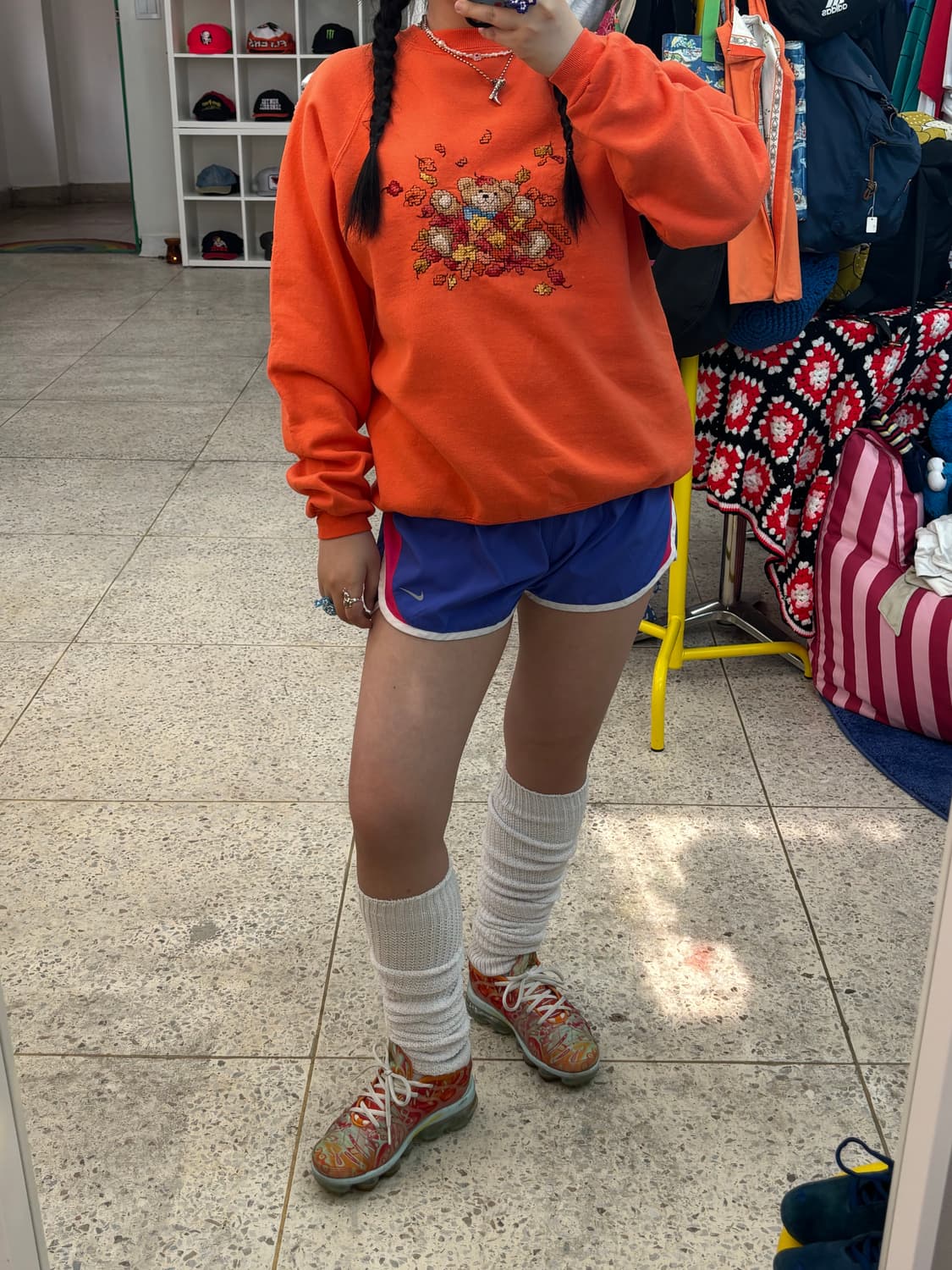 Vintage Nike Running Shorts Ultramarine  상품이미지3