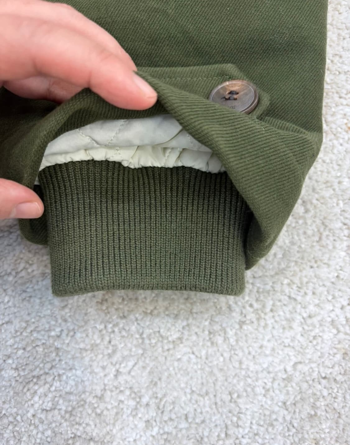 AMI 아미 시어링 후드 야상 코트 S /아미 코트 상품이미지6