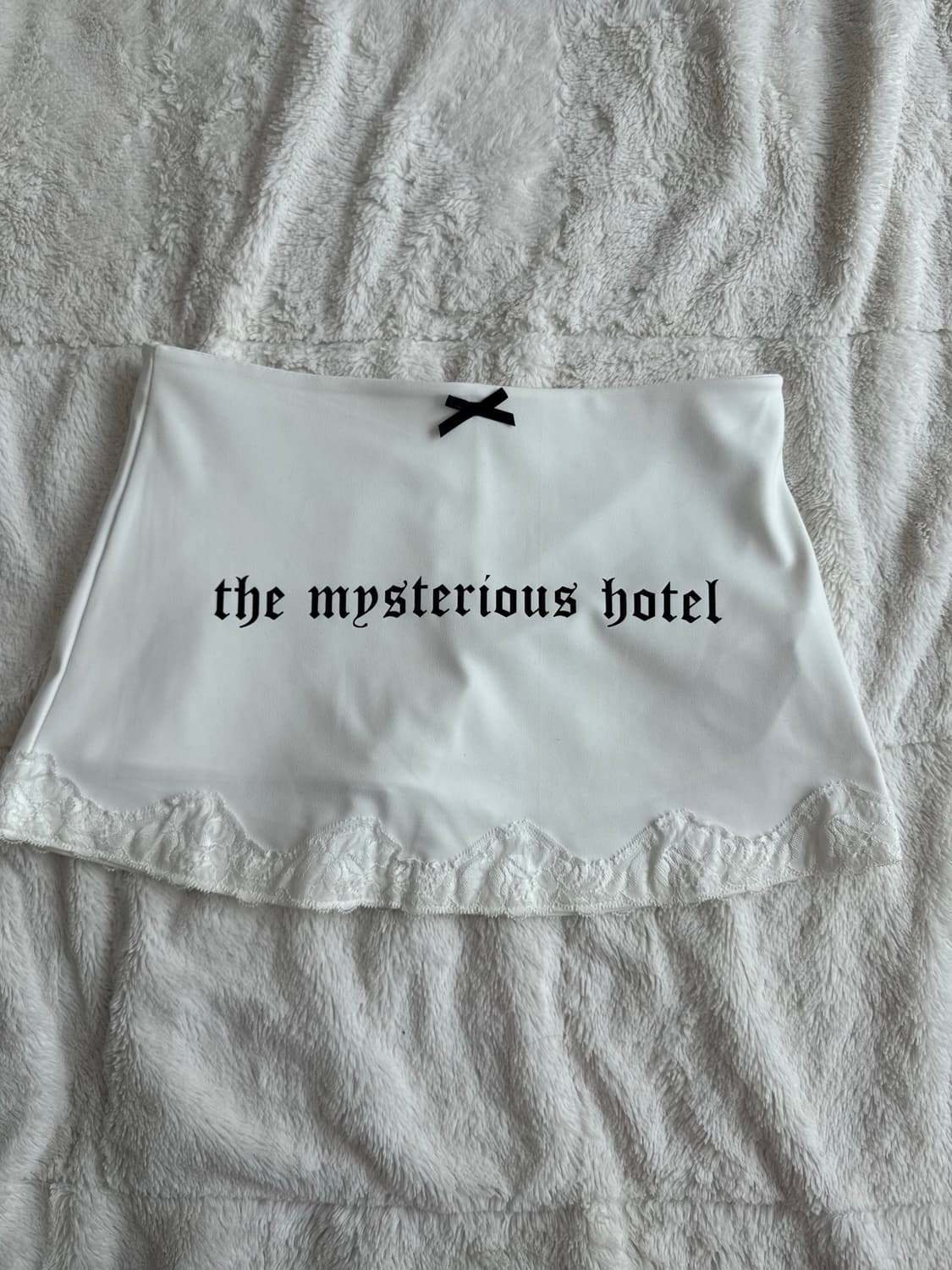 더미스테리어스호텔 레이스 미니 스커트 상품이미지1