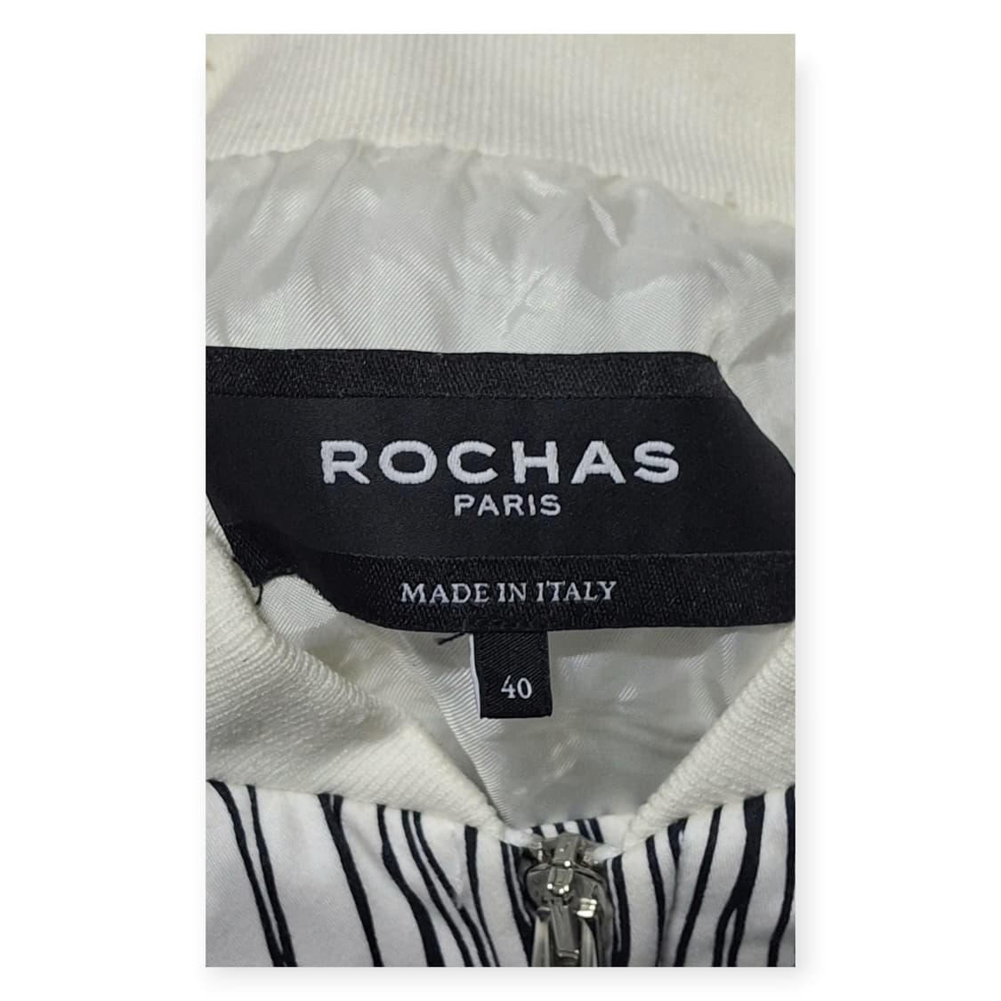 40size) 로샤스 Rochas 스프라이트 패턴 블루종 점퍼 상품이미지3