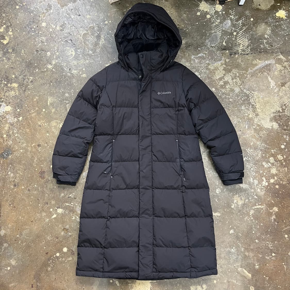 S) 컬럼비아 구스다운 롱패딩점퍼 콜롬비아 거위털 롱패딩 상품이미지1