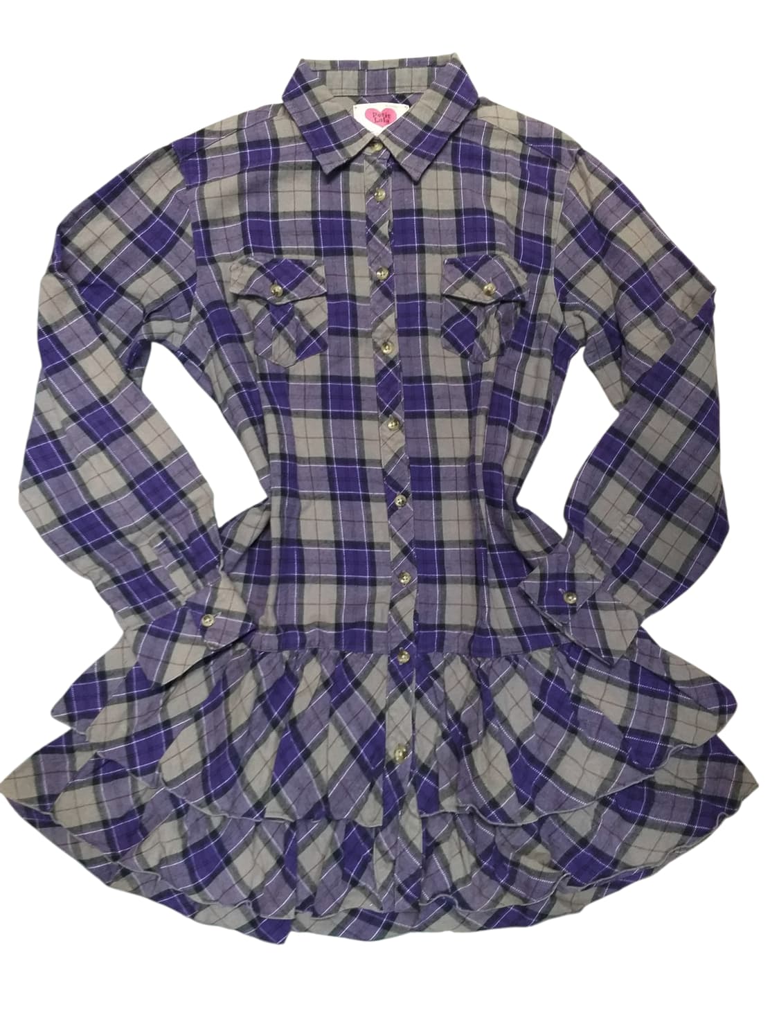 빈티지 체크 캉캉원피스 베이비돌 그런지페어리 히메갸루 캐캐체 핀터깔 펑크 상품이미지1