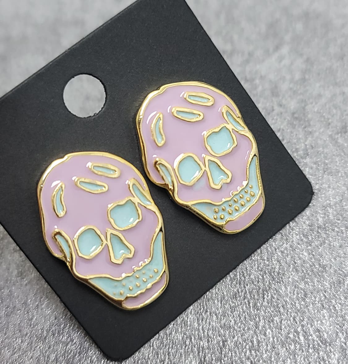 스컬 해골귀걸이 상품이미지3