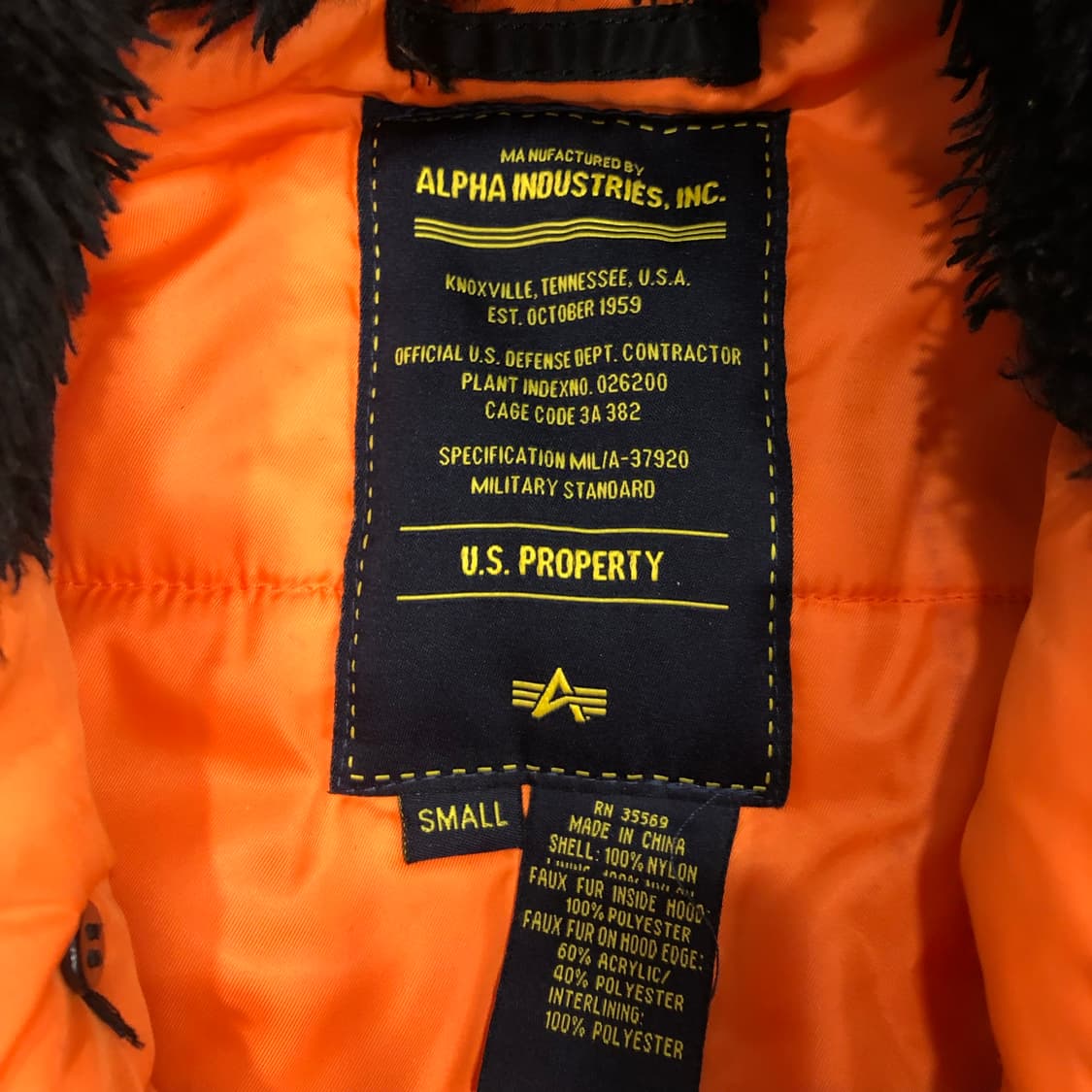 알파인더스트리 N3B 야상 파카 상품이미지5