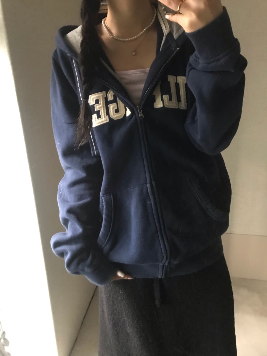 타미힐피거 네이비 후드집업 상품이미지6