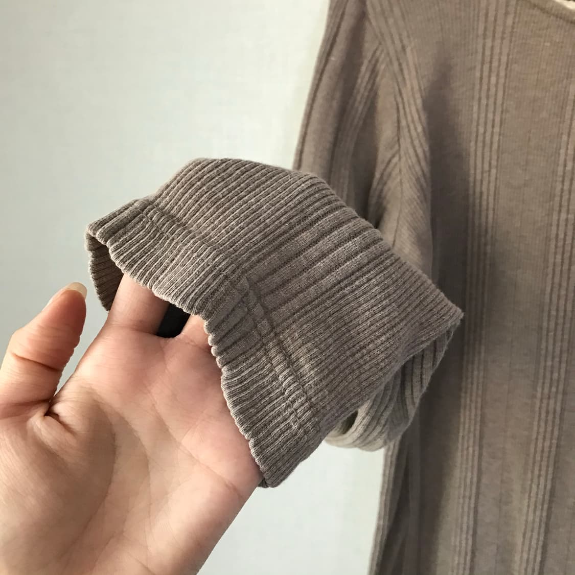 빈티지 베이지 레이스 탑 상품이미지3