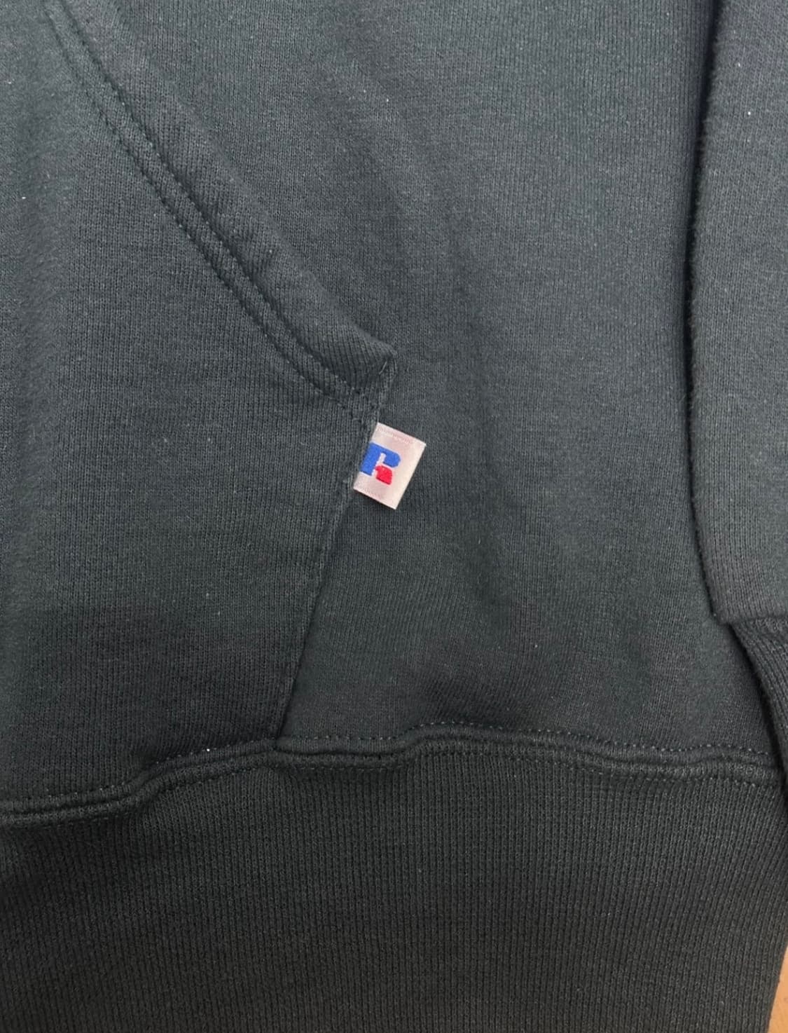 90s 러셀 카키 후드집업 XL 상품이미지4