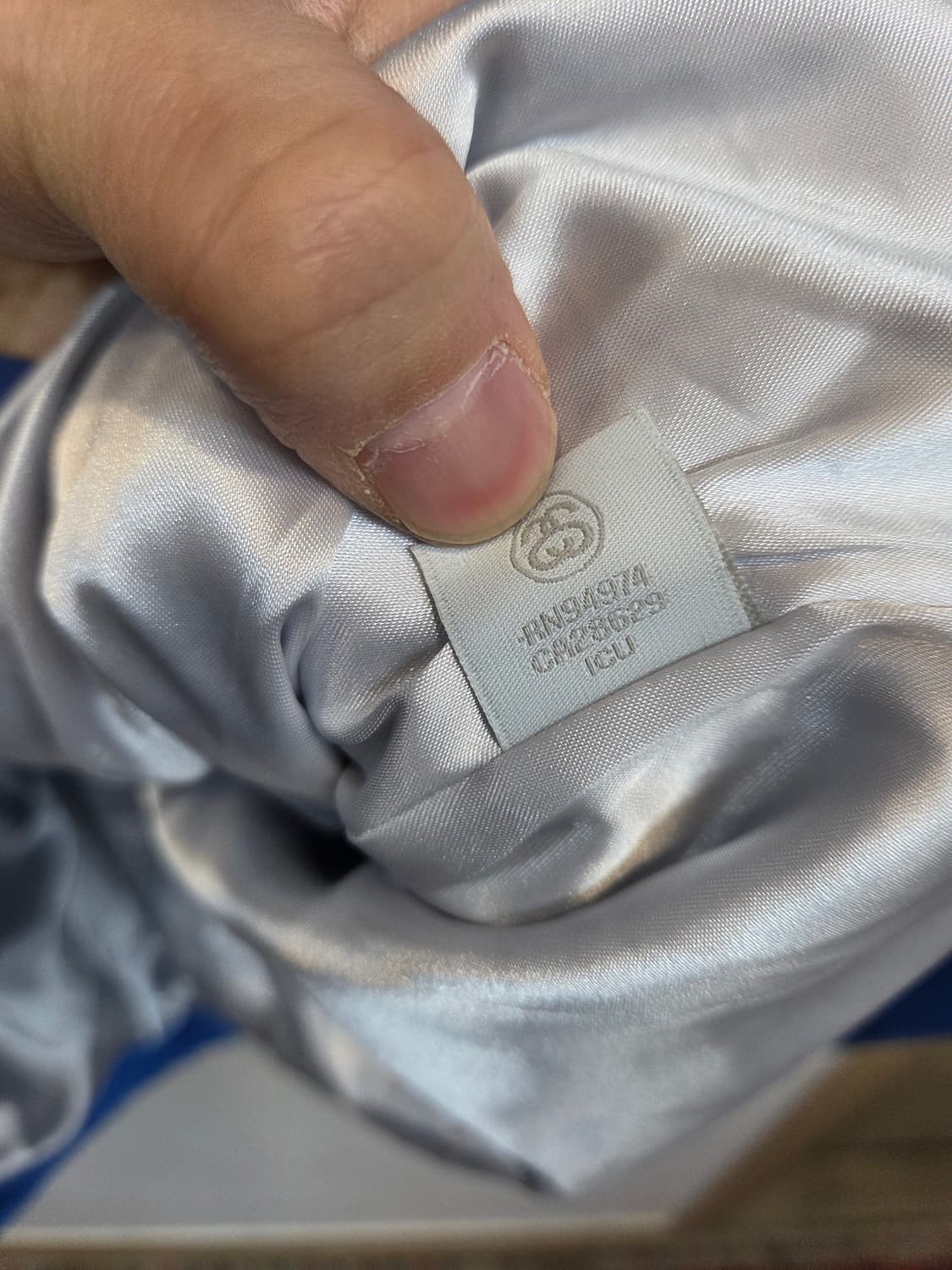 스투시 인터내셔날 하운드체크 레터링 로고 코치자켓 대략 L 상품이미지6