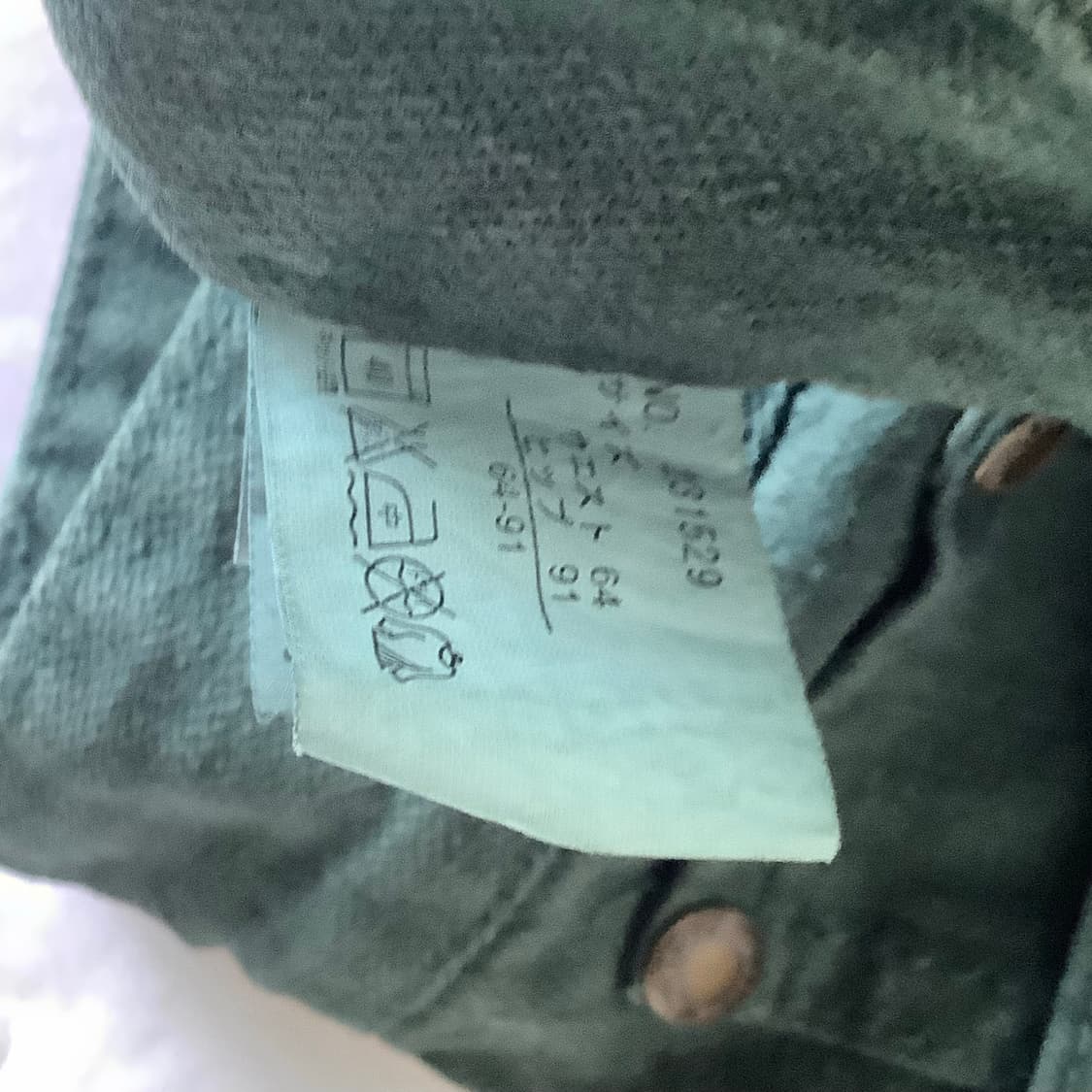 일본빈티지 y2k 다크 크린 숏팬츠 반바지 상품이미지7