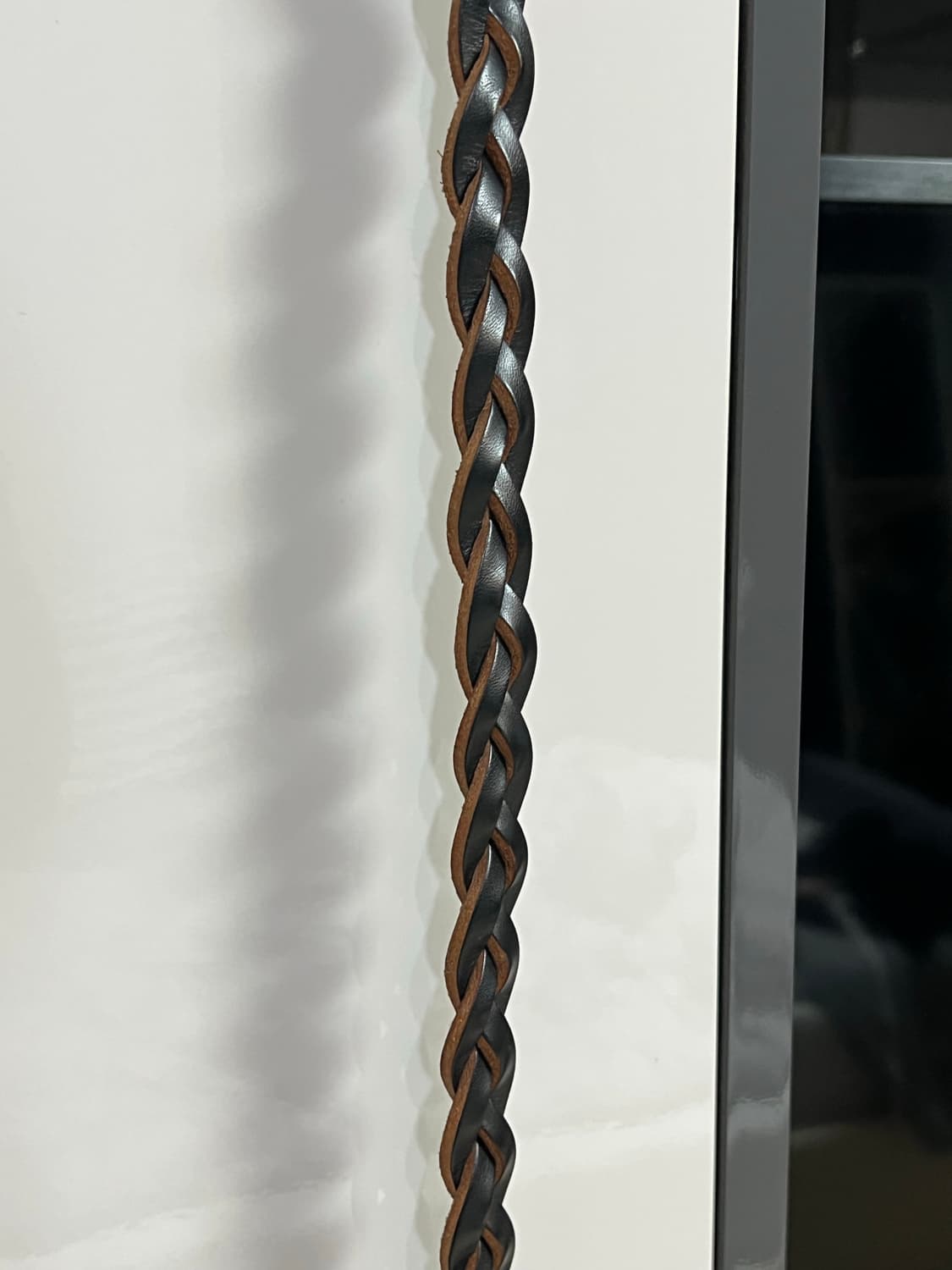 아워레가시 2cm 브레이디드 벨트 레더 블랙_80/90 상품이미지2