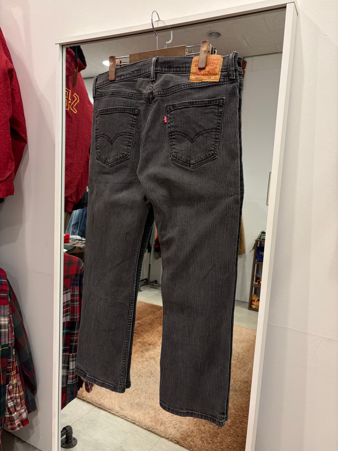 Levis 리바이스 559 흑청 데님 팬츠 (34inch) 상품이미지4