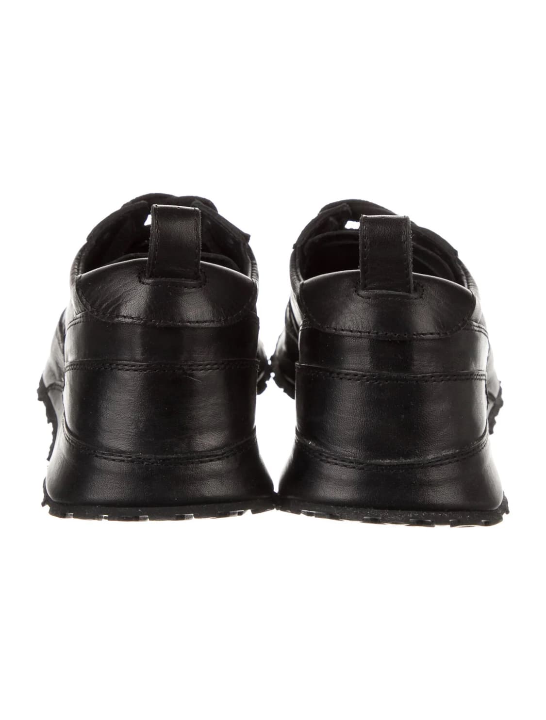 앤 드뮐미스터 Vitello Olio Nero 가죽 스니커즈 브랙 230 상품이미지3