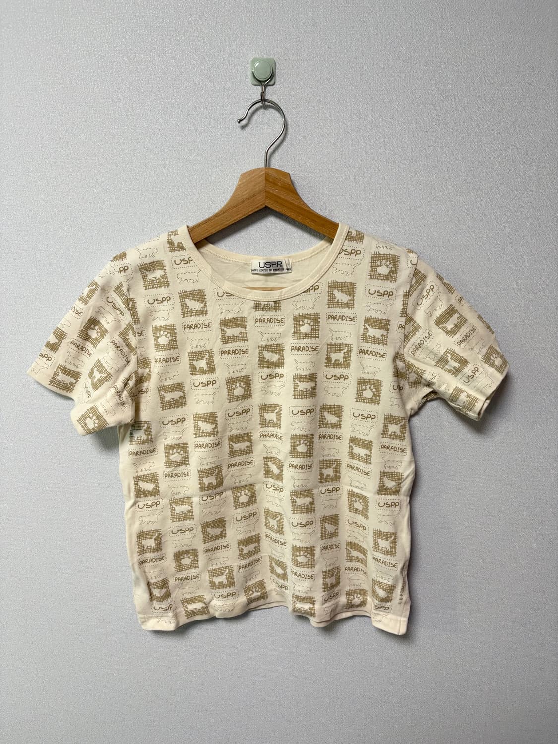 강아지 모리걸 반팔 티셔츠 일본 빈티지 상품이미지1