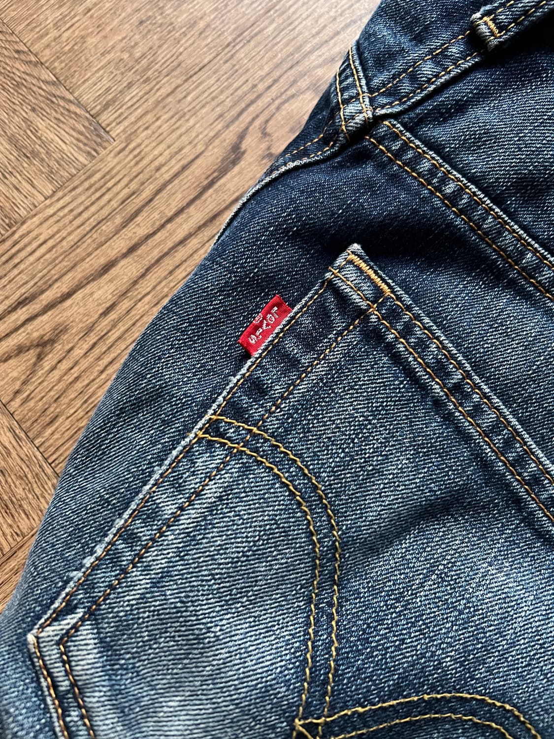 [32]00's 리바이스 재팬 533 빈티지 페이딩 데님 팬츠 상품이미지7