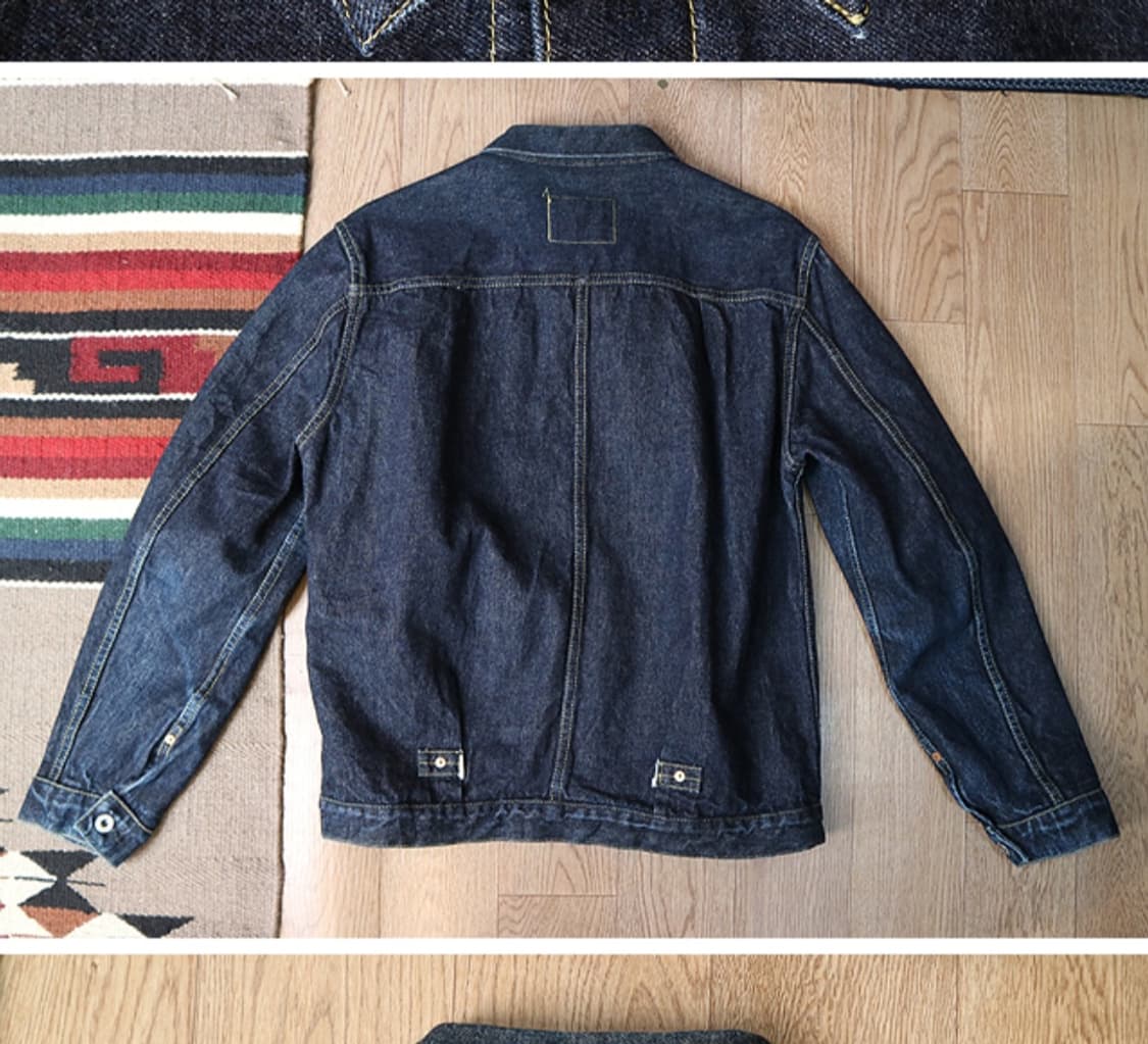 일본판 TCB JEANS 1944년 대전판 복각 셀비지 1세대 데님자켓 상품이미지5