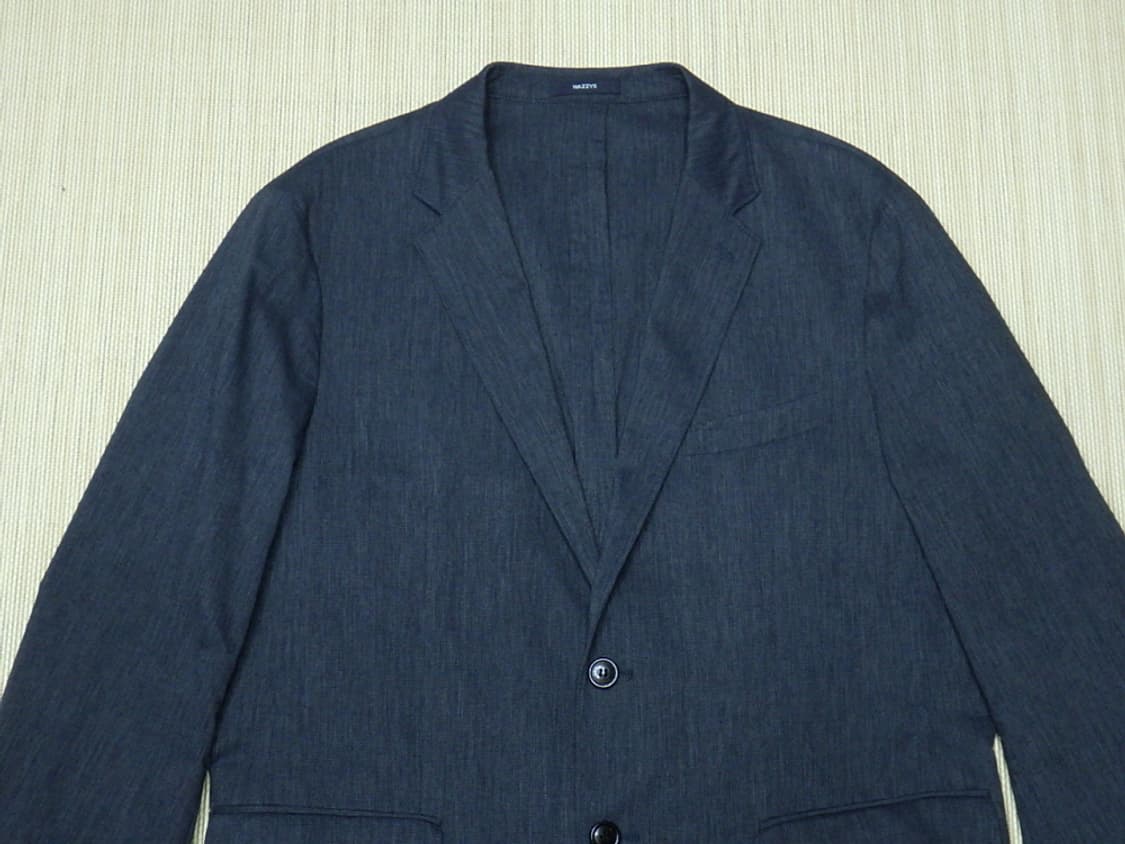 (2XL) HAZZYS 헤지스 남성 린넨 면혼방 자켓 상품이미지3