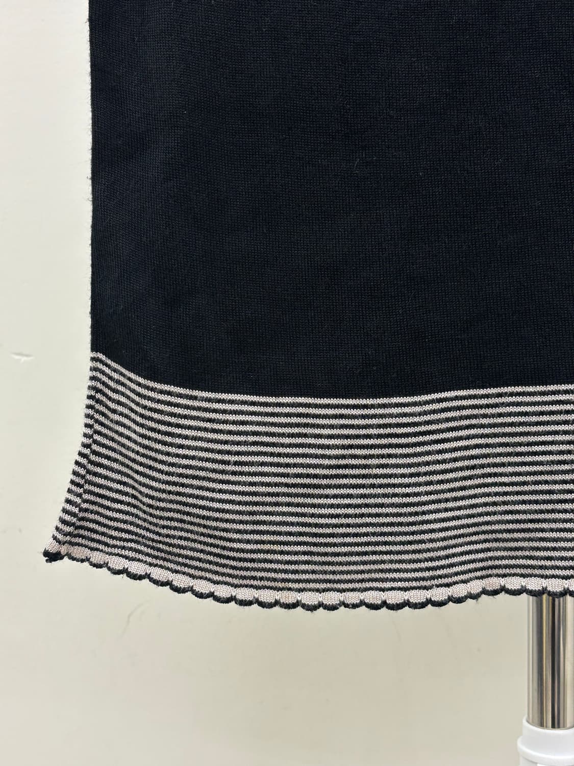 빈티지 블랙 반팔 니트 상품이미지7