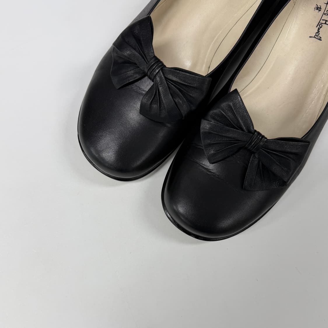 90s Margaret Howell ribbon loafers 상품이미지4