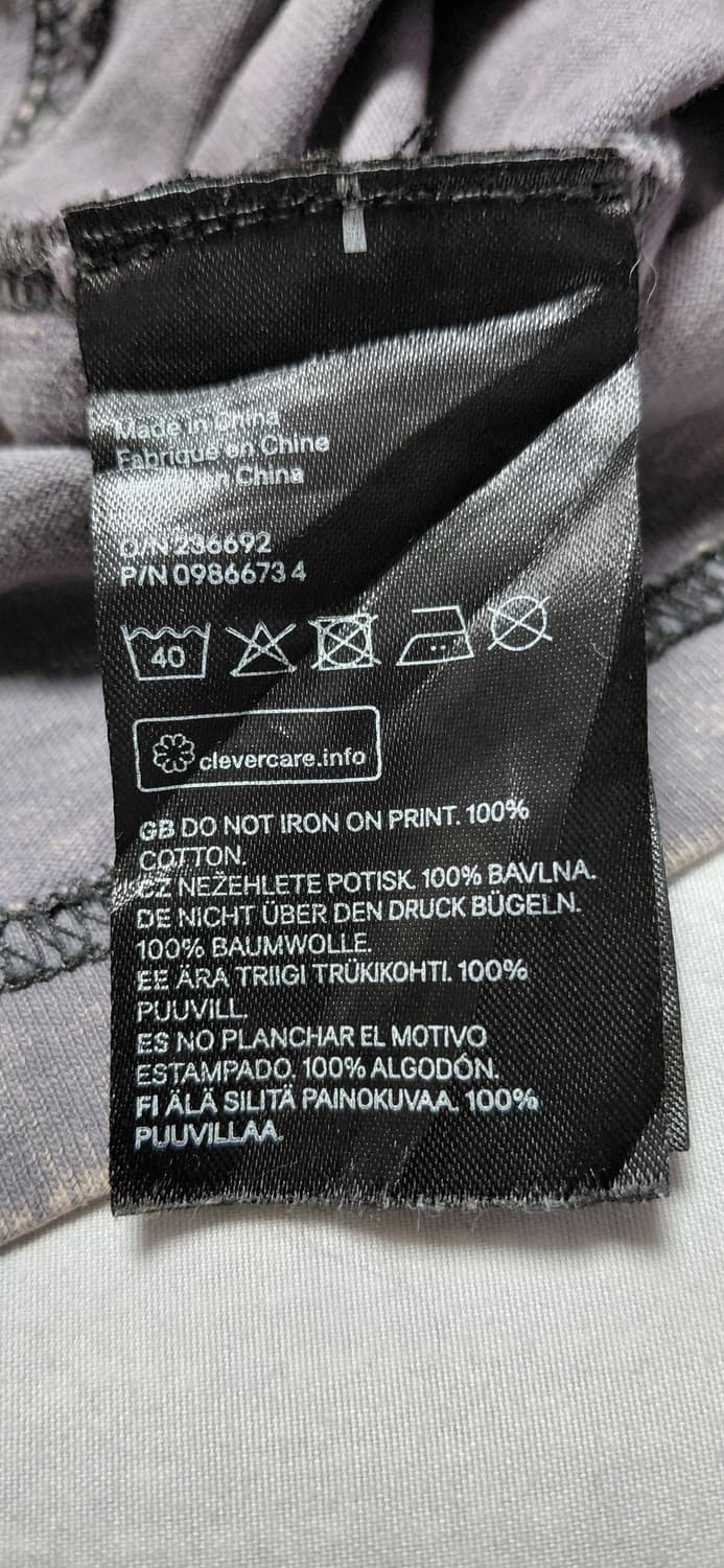 [S~M/오버핏] H&M x 마블 아이언맨 피그먼트 워싱 티셔츠 상품이미지7