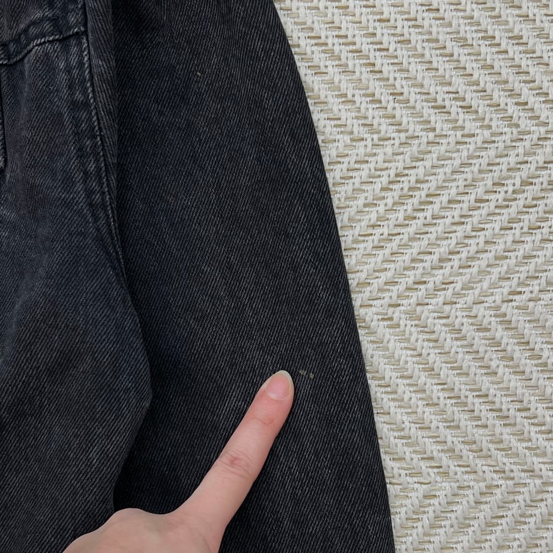 게스 투포켓 데님 집업 자켓 r2484 상품이미지5