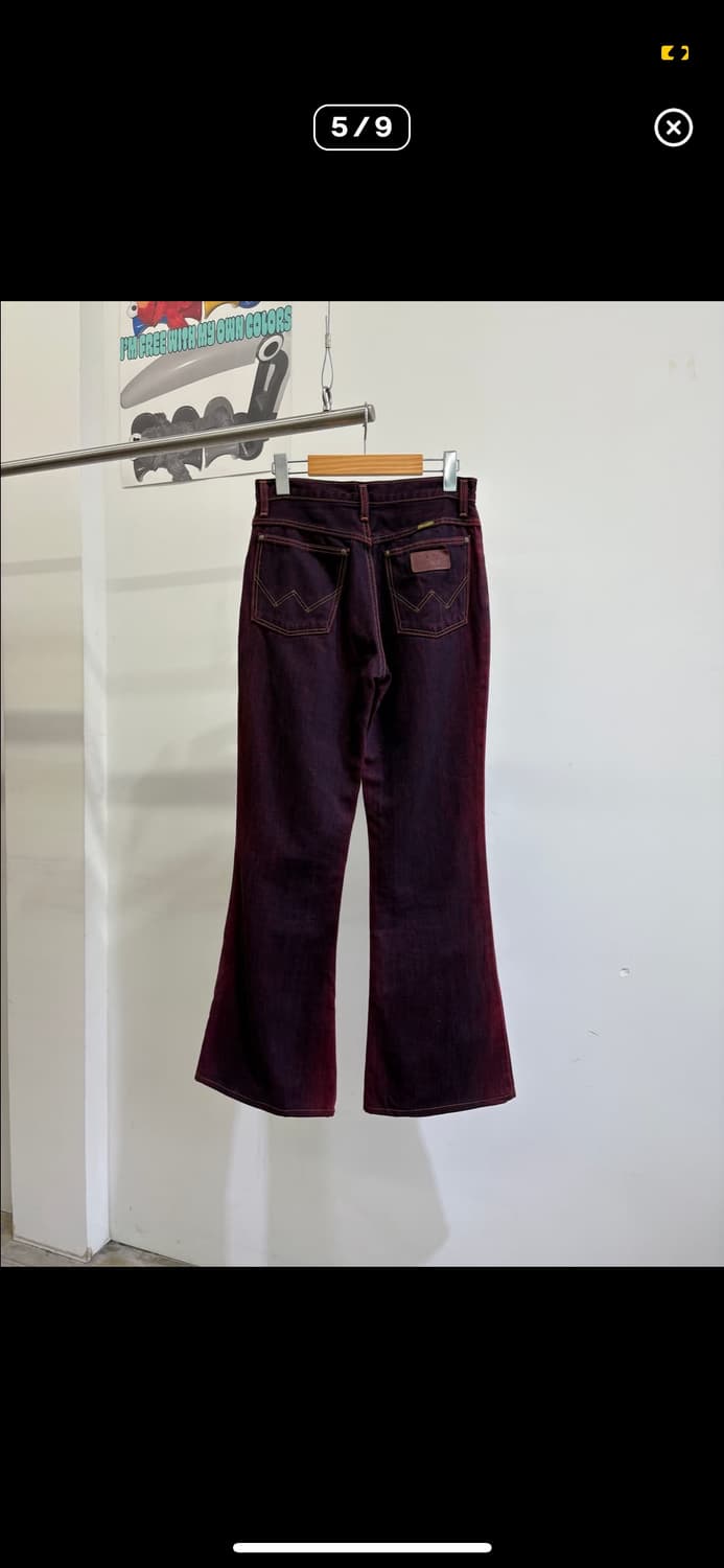 랭글러 핑크 워싱 부츠컷 진 상품이미지5