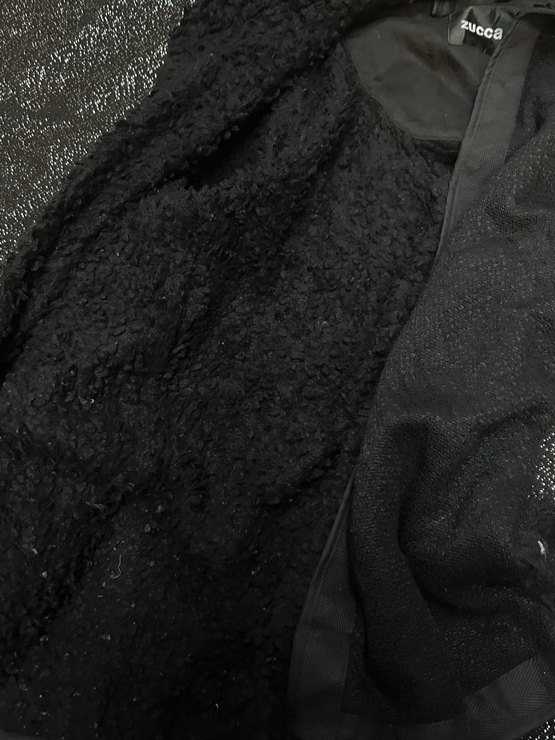 2000s zucca 블랙 버튼 하이넥 후드 자켓  상품이미지6