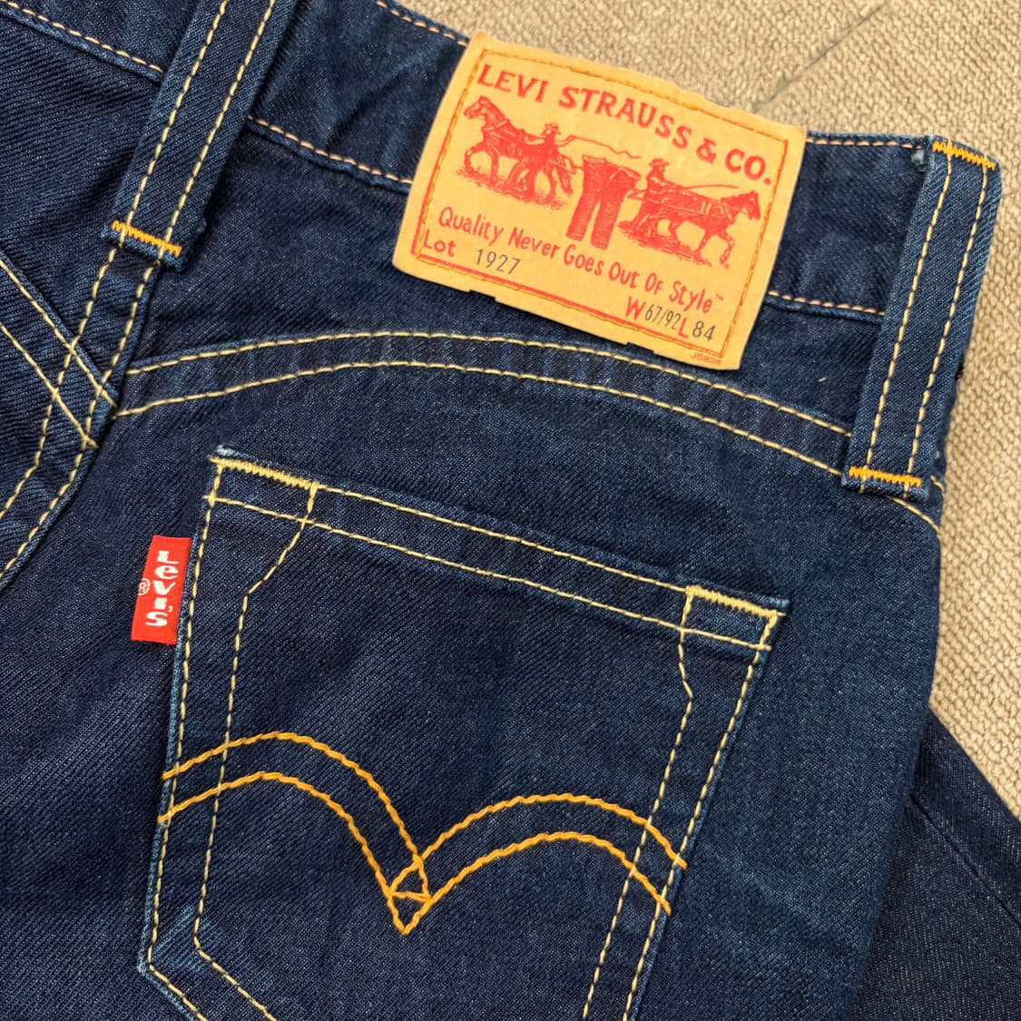 levis 1927 리바이스 우먼스 로우라이즈 스트레이트 데님  상품이미지3