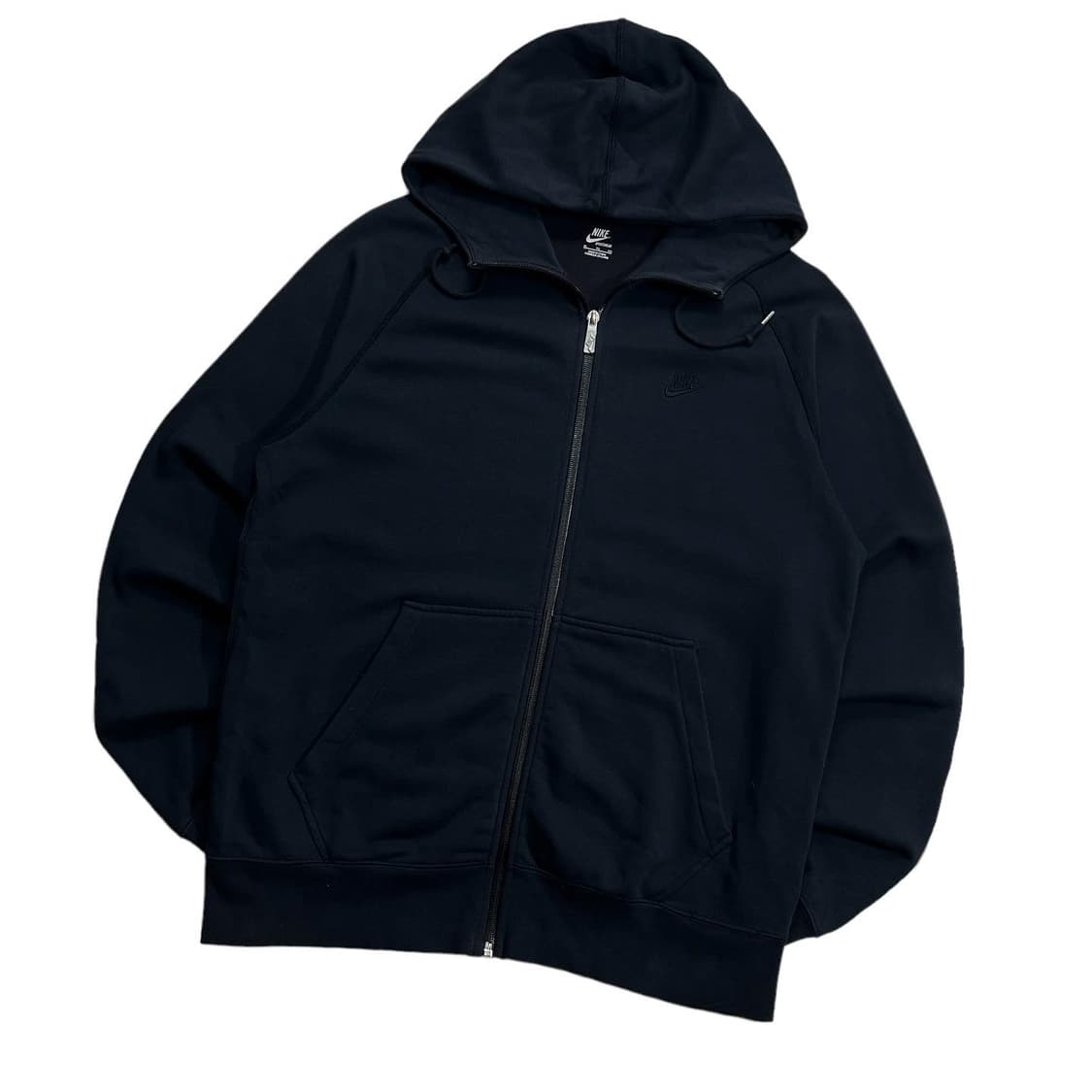 나이키 블랙컬러 블랙스우시 후드집업 상품이미지1