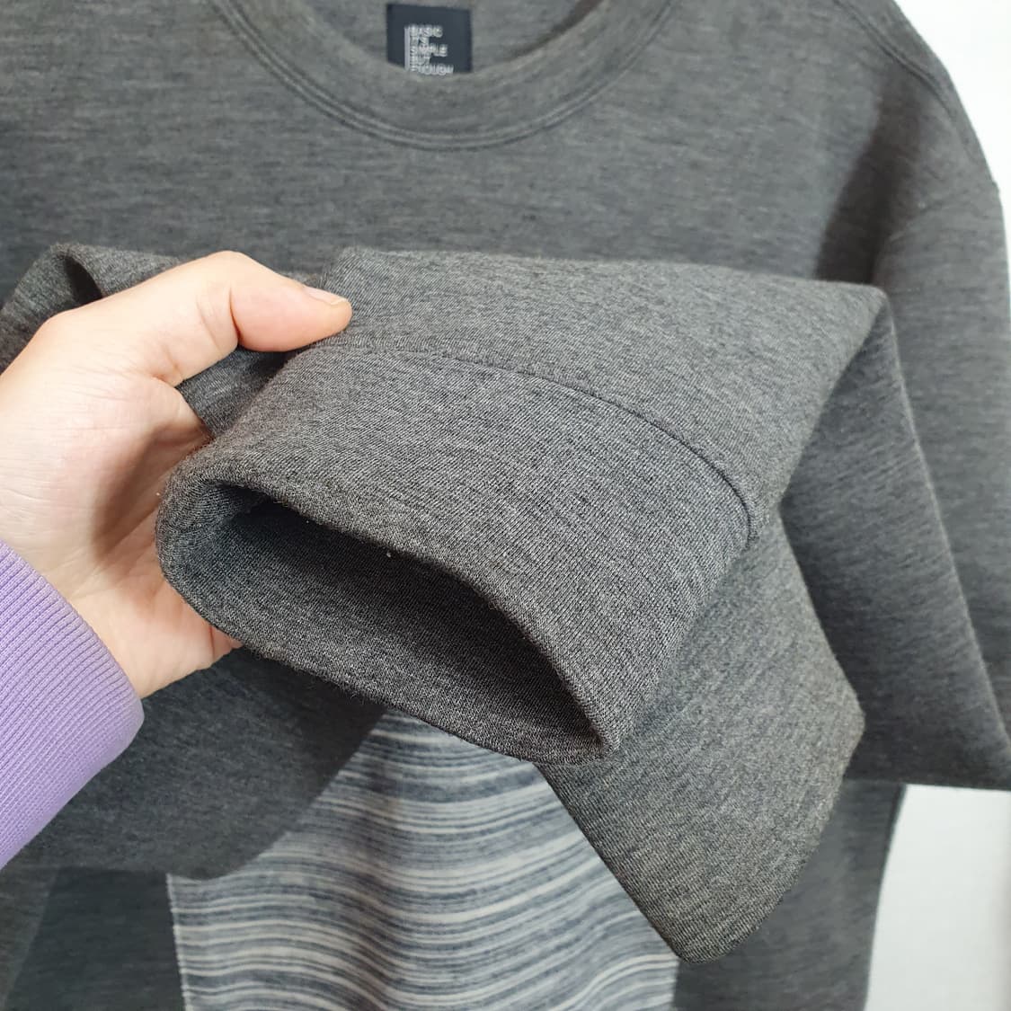 DOHC 맨투맨 기모 네오플렌 원단 100사이즈 상품이미지2