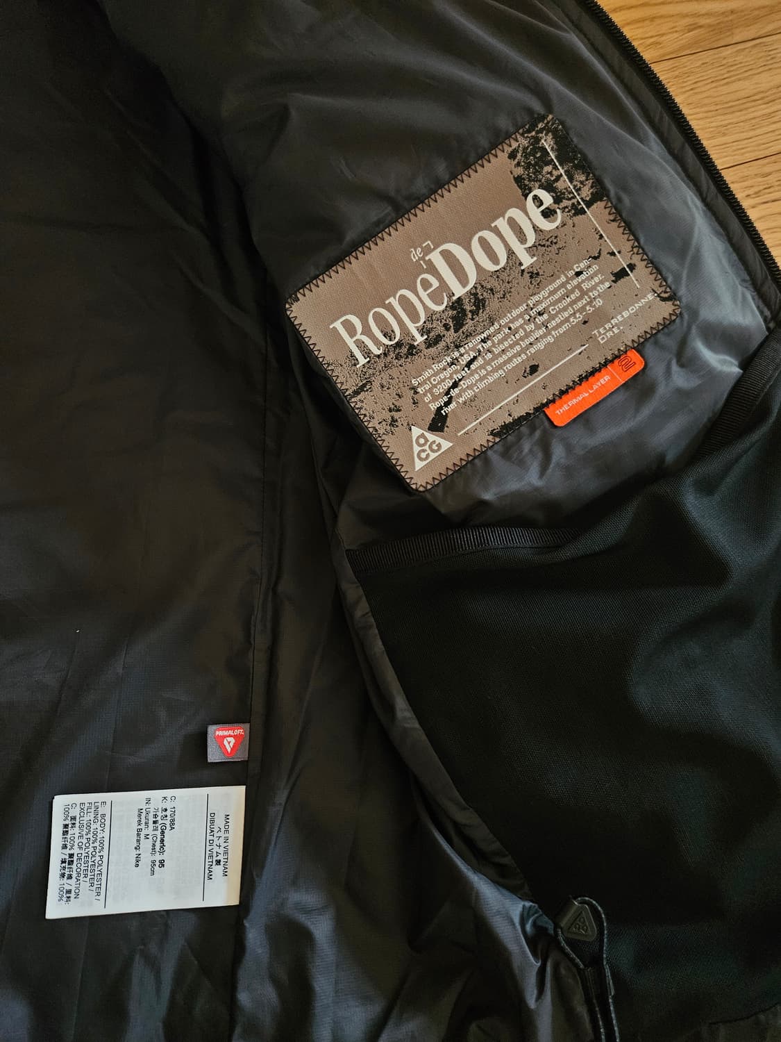 나이키 ACG 로프드도프 프리마로프트 자켓 경량 패딩 후디 바람막이 등상 상품이미지4