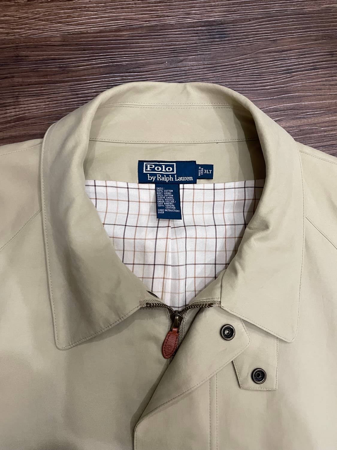 폴로 가죽 카라 헌팅 초어 코트 자켓 상품이미지5