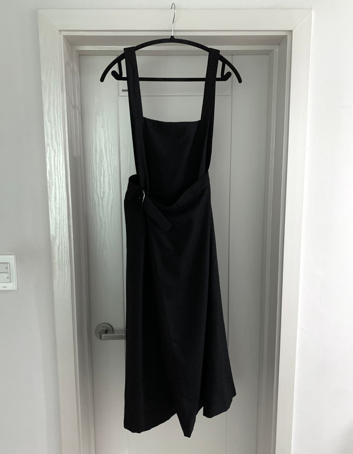 요지 야마모토 워크샵 서스펜더 랩 스커트 원피스 에이프런 타입 상품이미지1