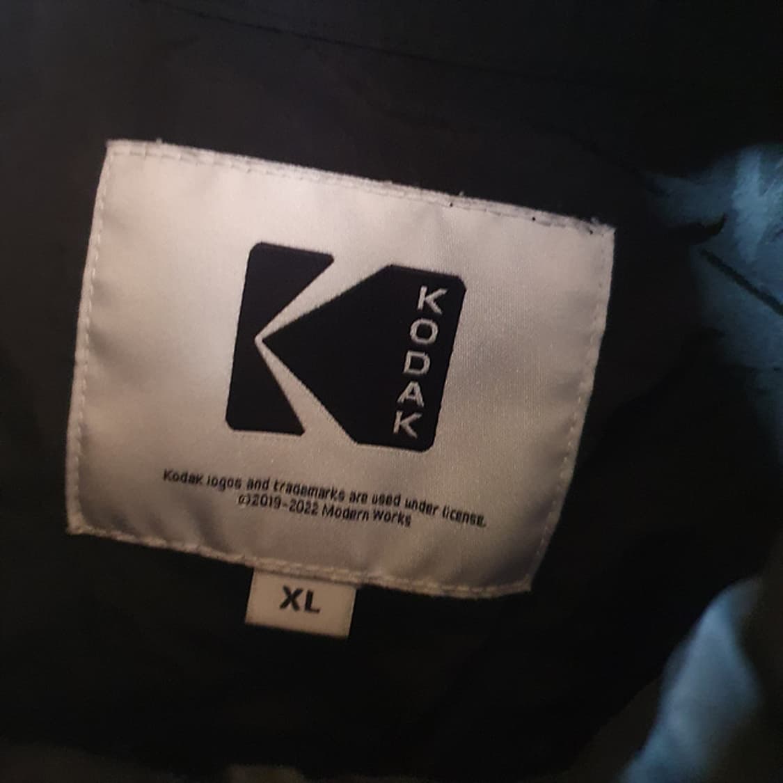 코닥 오버핏 반팔 아노락XL 상품이미지3