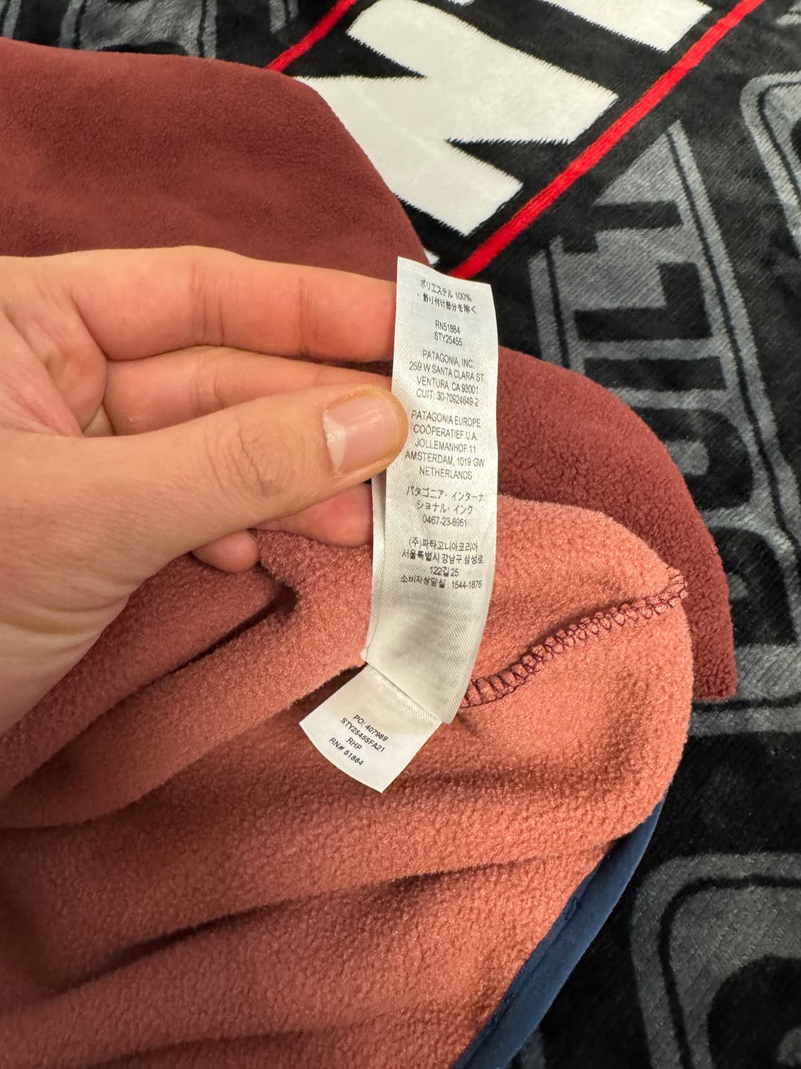 파타고니아 신칠라 스냅 티 풀 오버 살몬 앤 버건디 상품이미지8