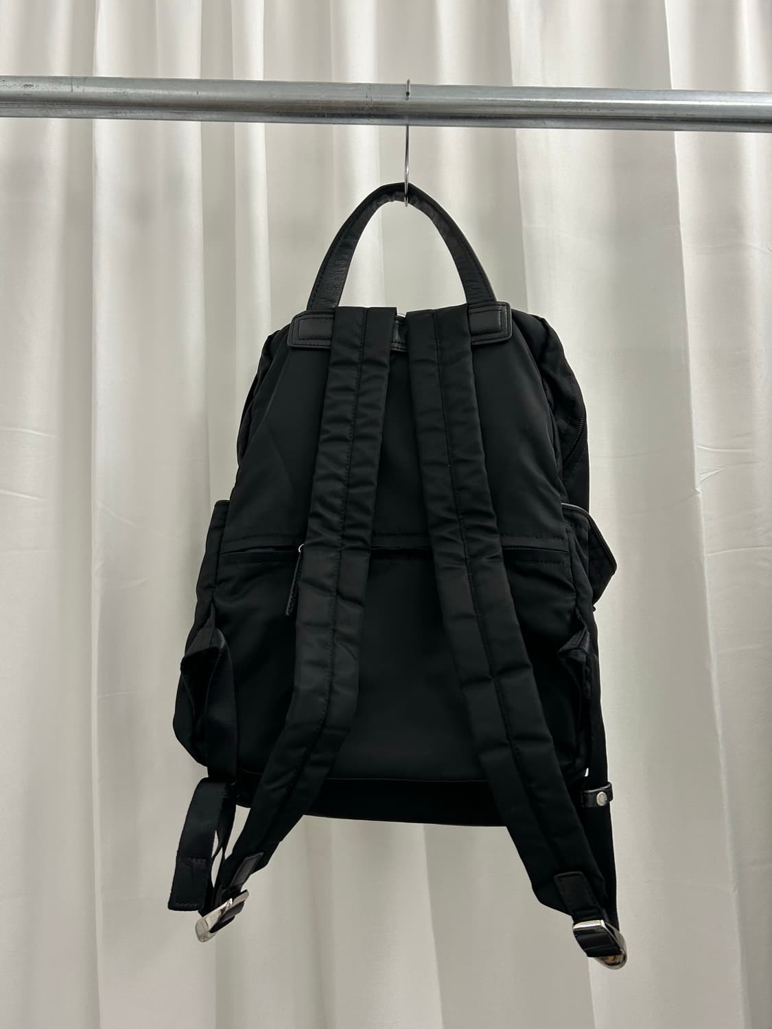 요지 야마모토 YSACCS 레더 나일론 백팩  상품이미지2