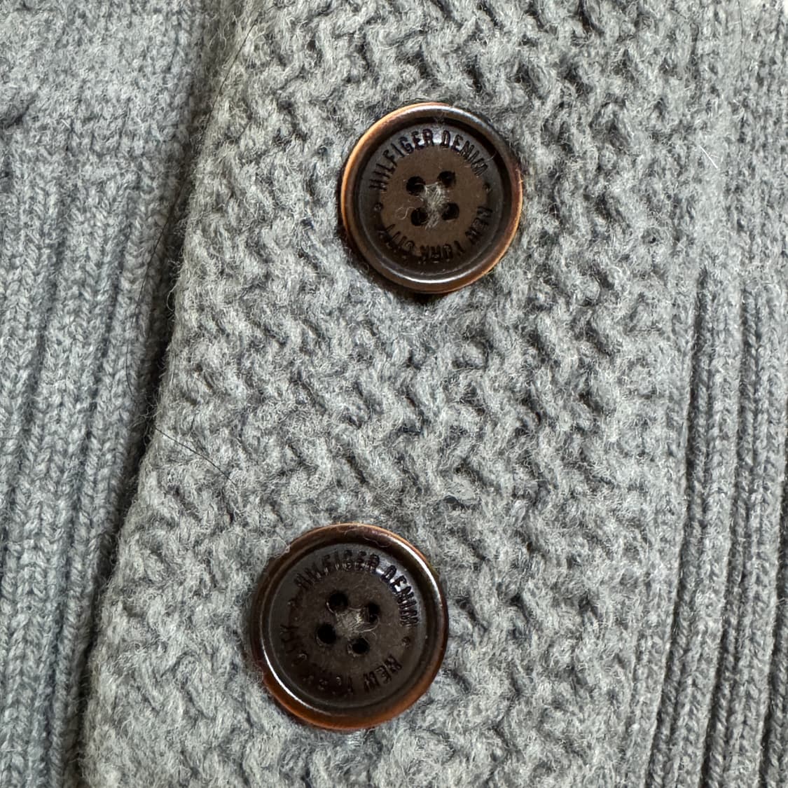 [XS] 타미힐피거 엘보우 패치 니트 가디건 상품이미지5