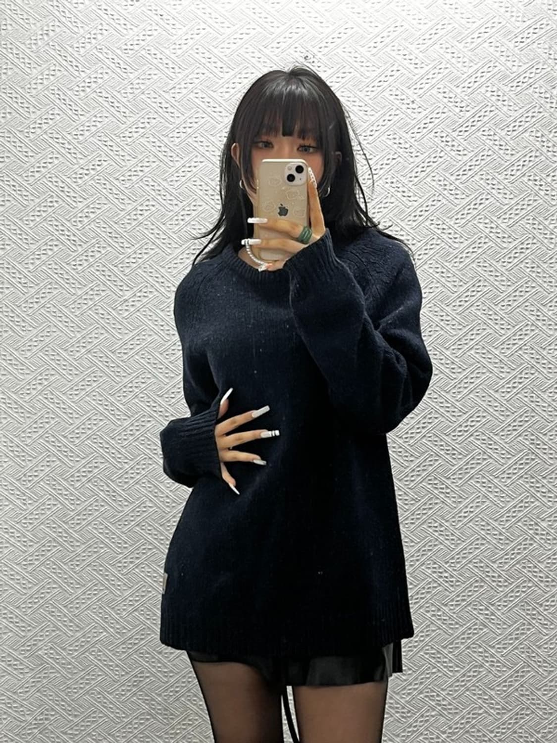 칼하트 WIP 앙글리스틱 컨트리 빈티지 뜨개 울 니트 M C10861 상품이미지2