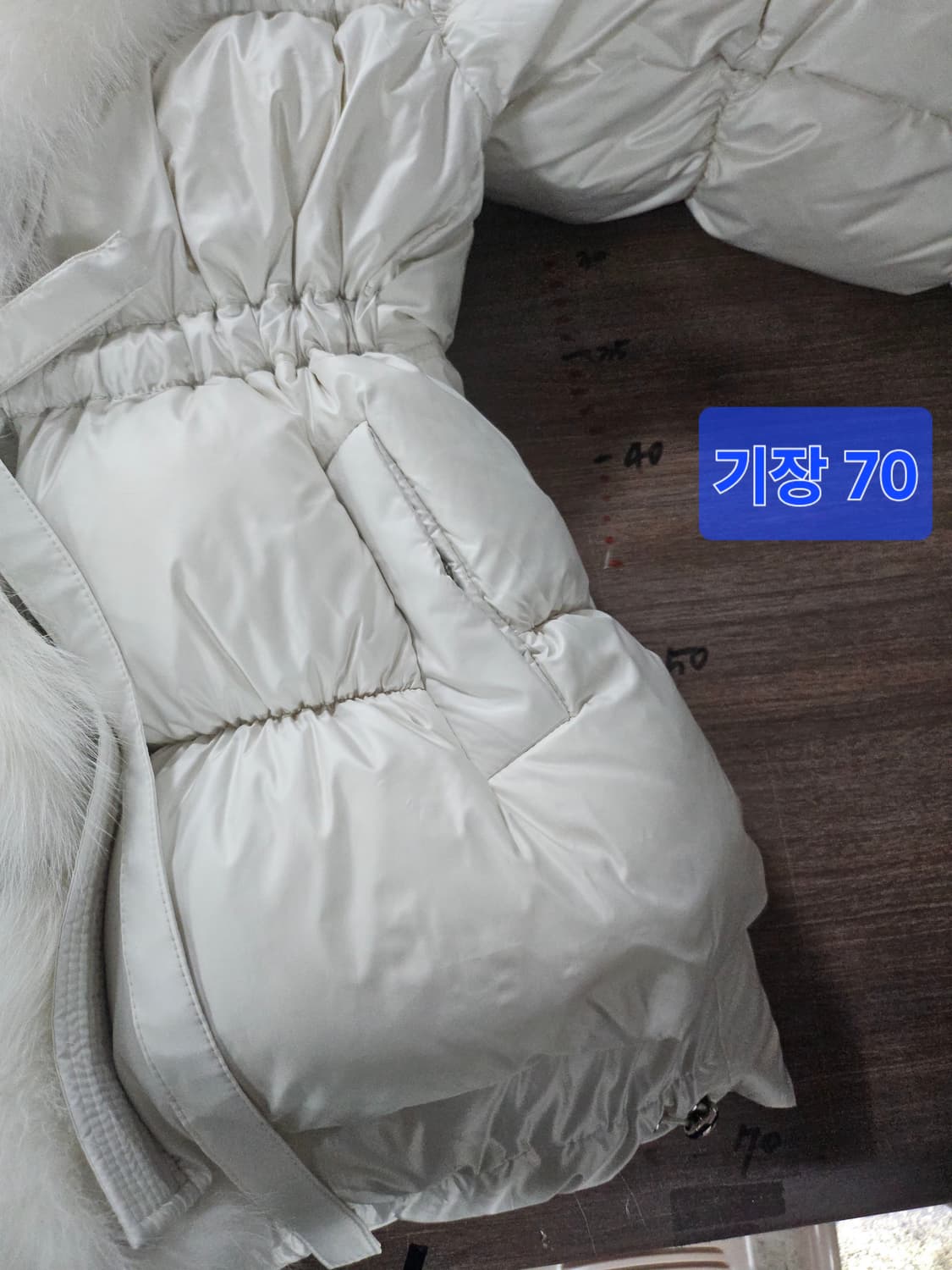 빅 퍼 글루시 구스 벨티드 다운 점퍼패딩 S ㅡL 상품이미지9