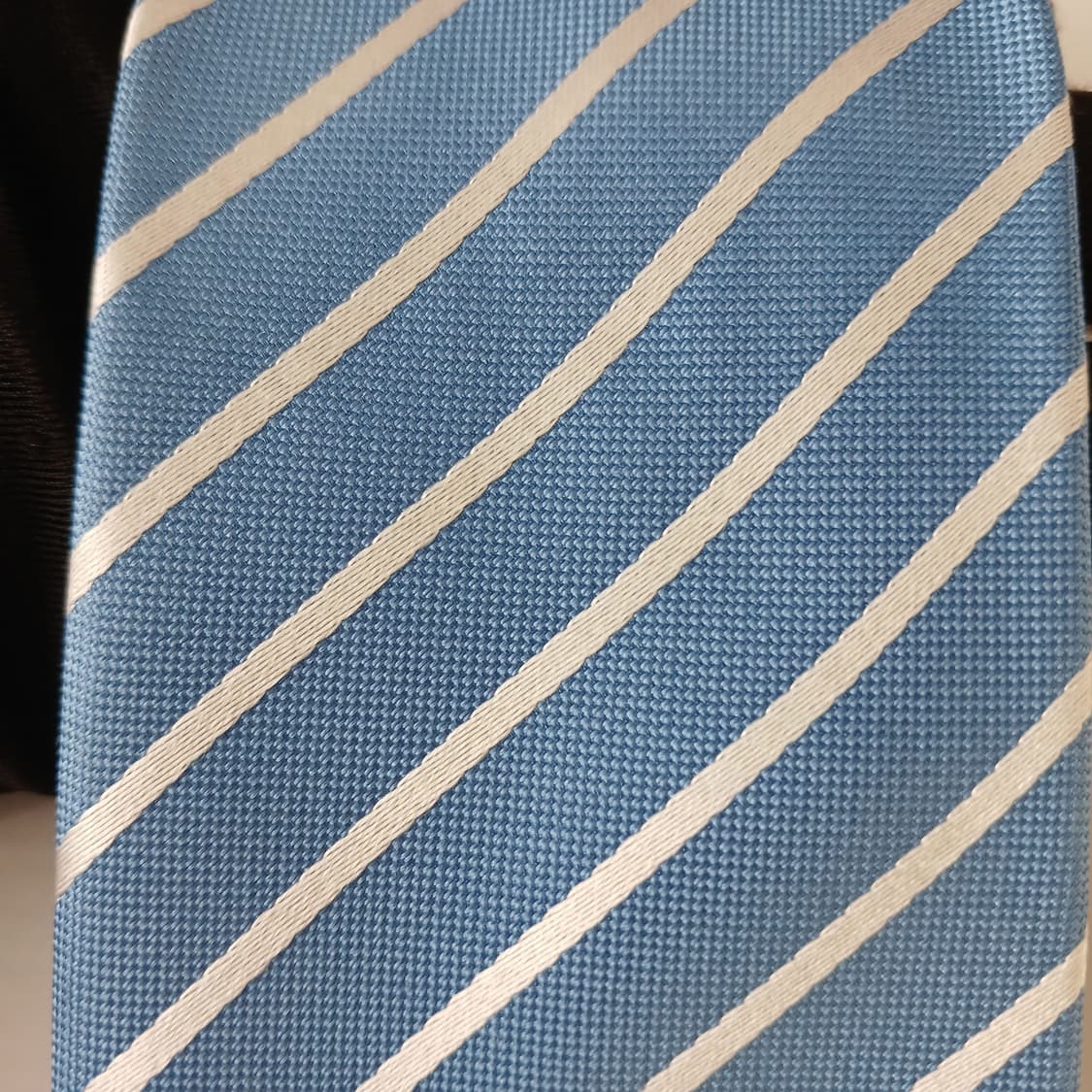 닥스 실크 블루 스트라이프 넥타이 8.2cm A등급 A19770 상품이미지5
